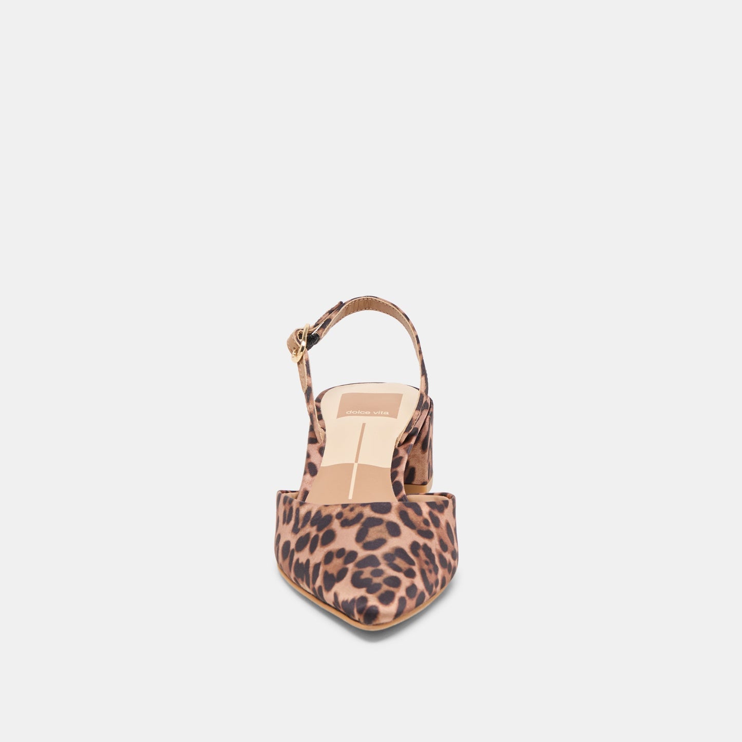 Carel Dk Leopard Satin Heels