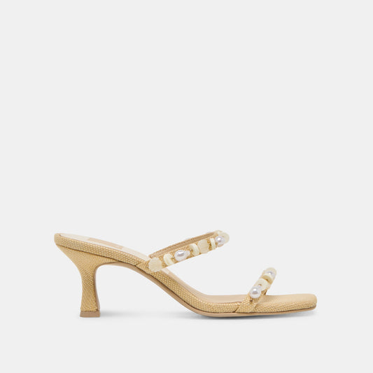 GRASON HEELS LT NATURAL RAFFIA
 – Dolce Vita