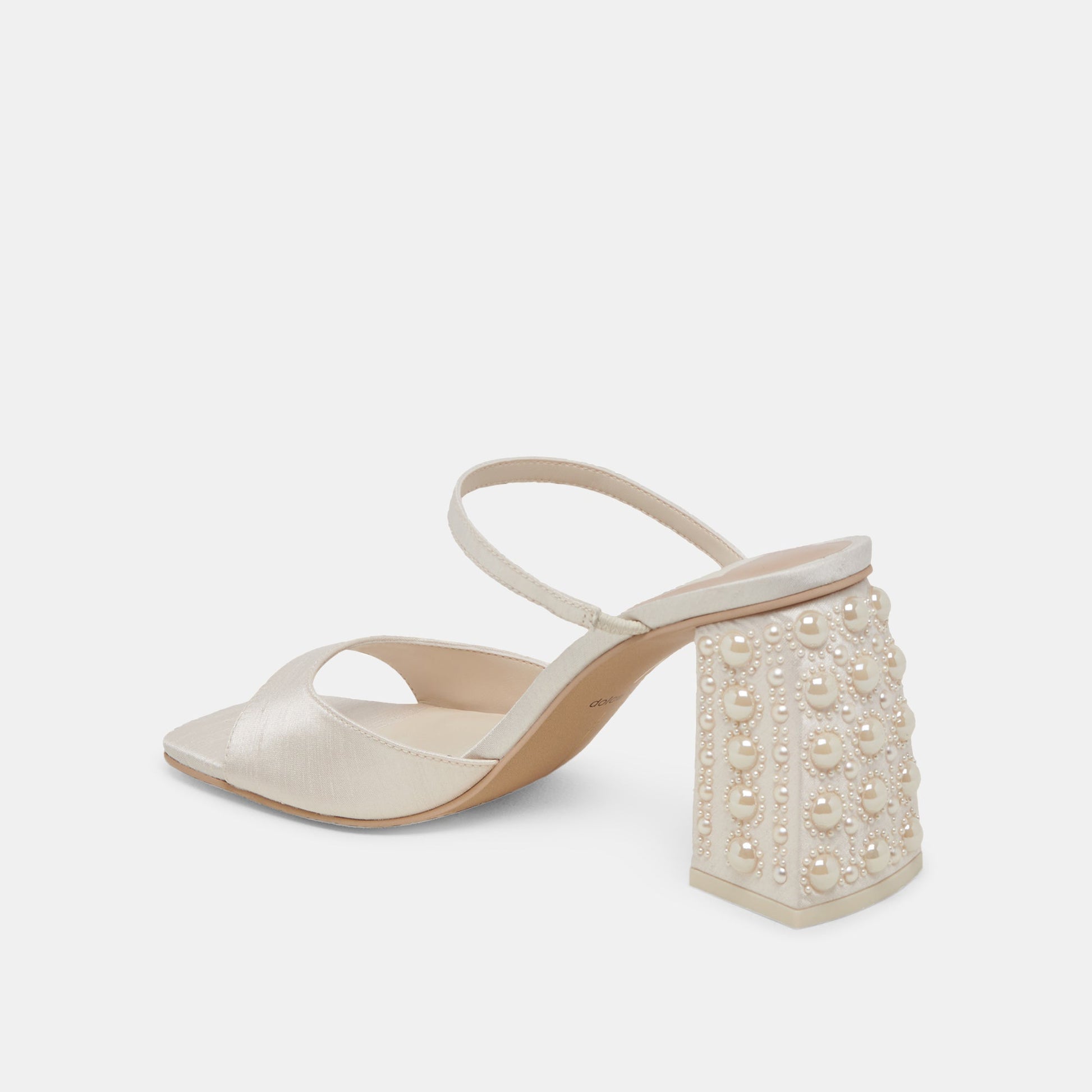 JEMMY PEARL HEELS VANILLA SILK
 – Dolce Vita