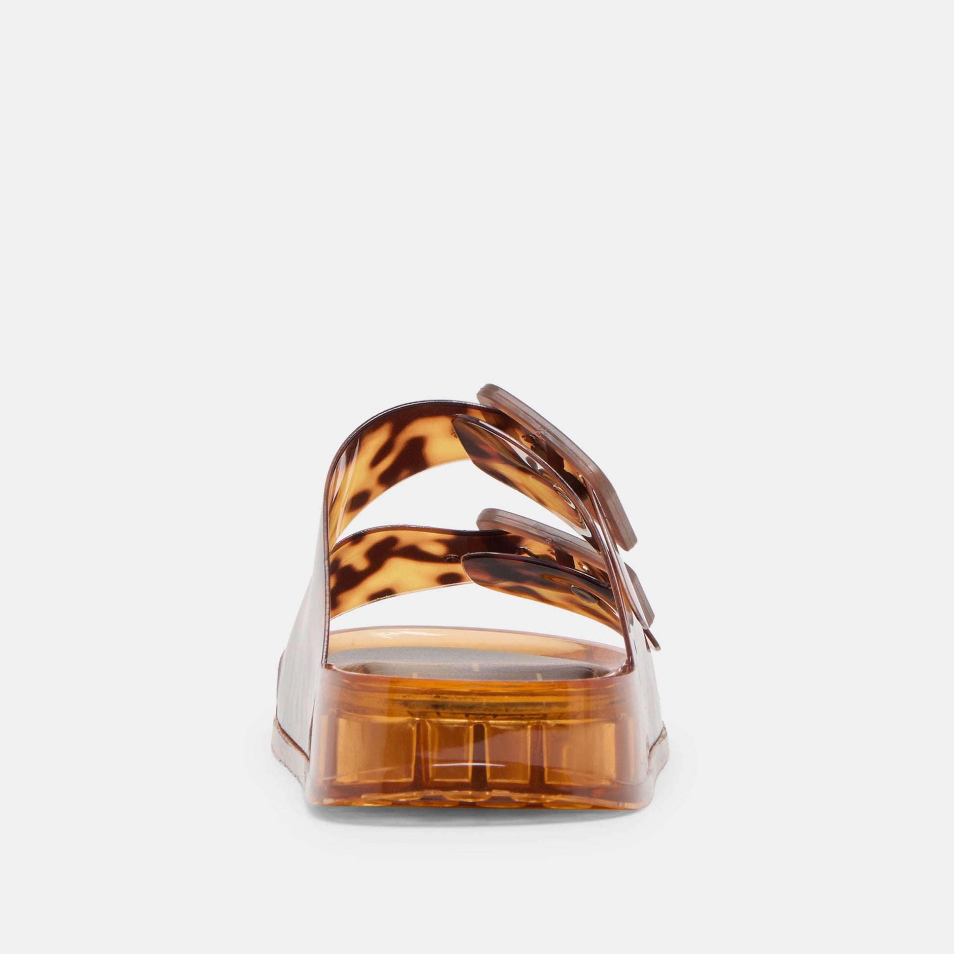 Julio Tortoise Vinyl Sandals
