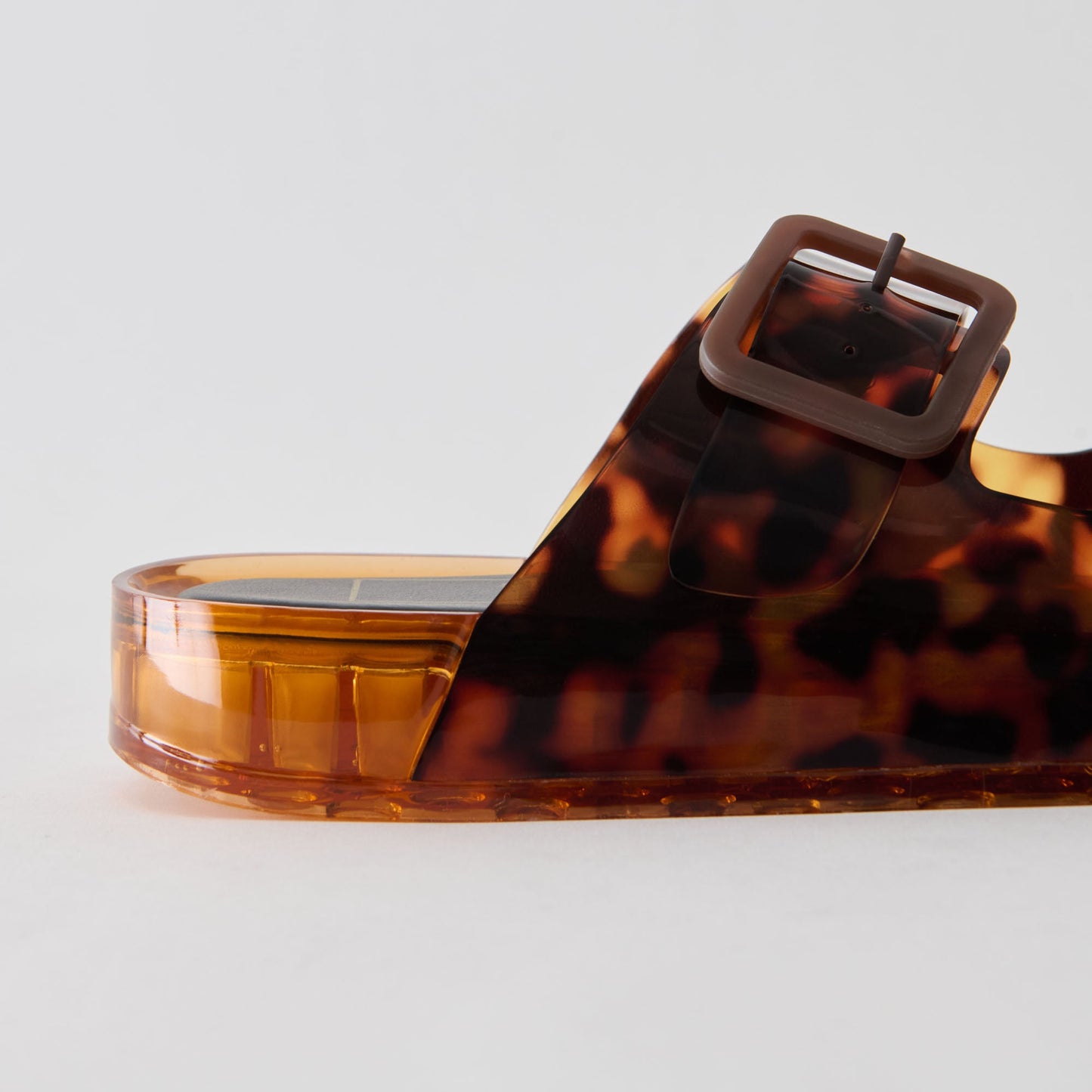 Julio Tortoise Vinyl Sandals