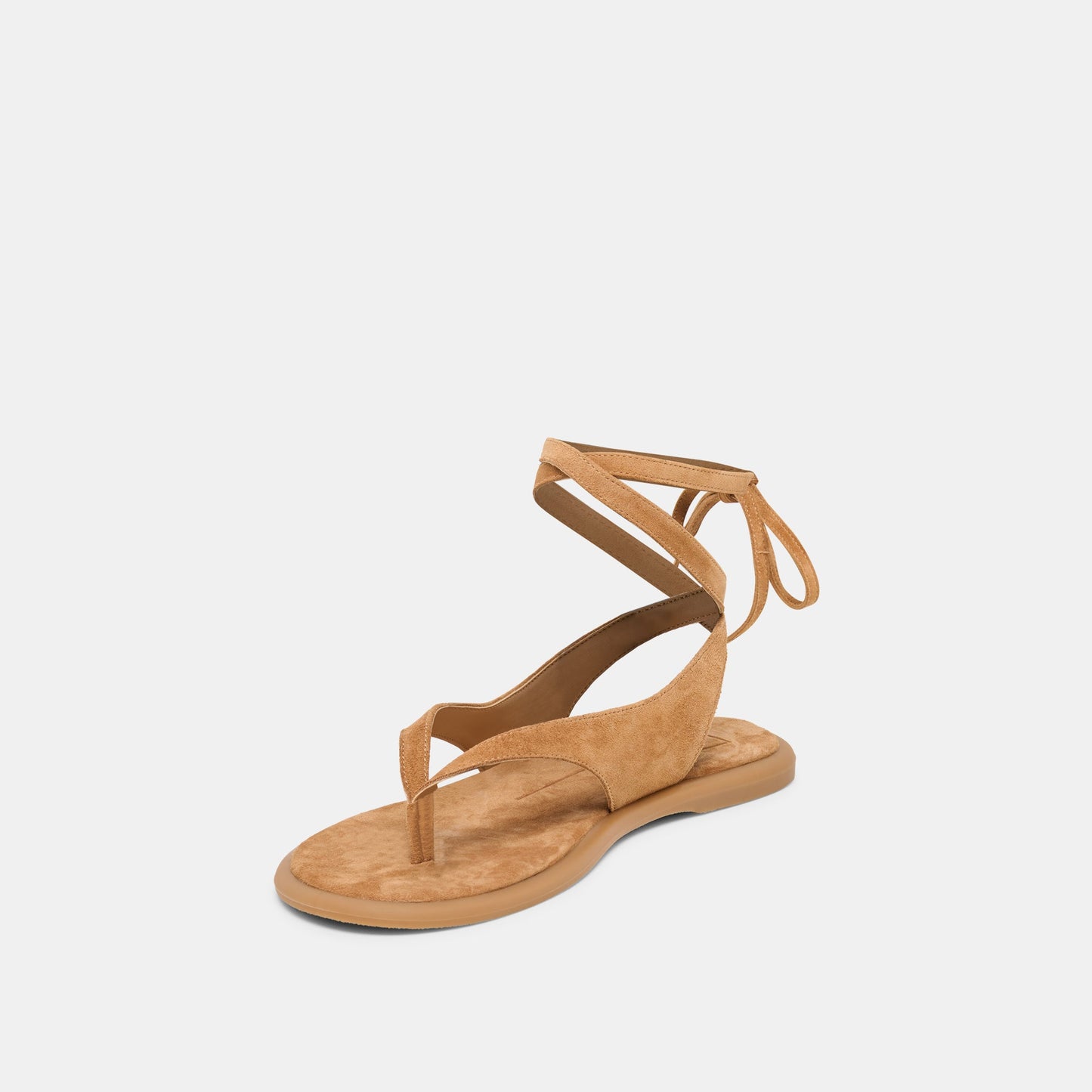 Jayden Teak Suede Sandals