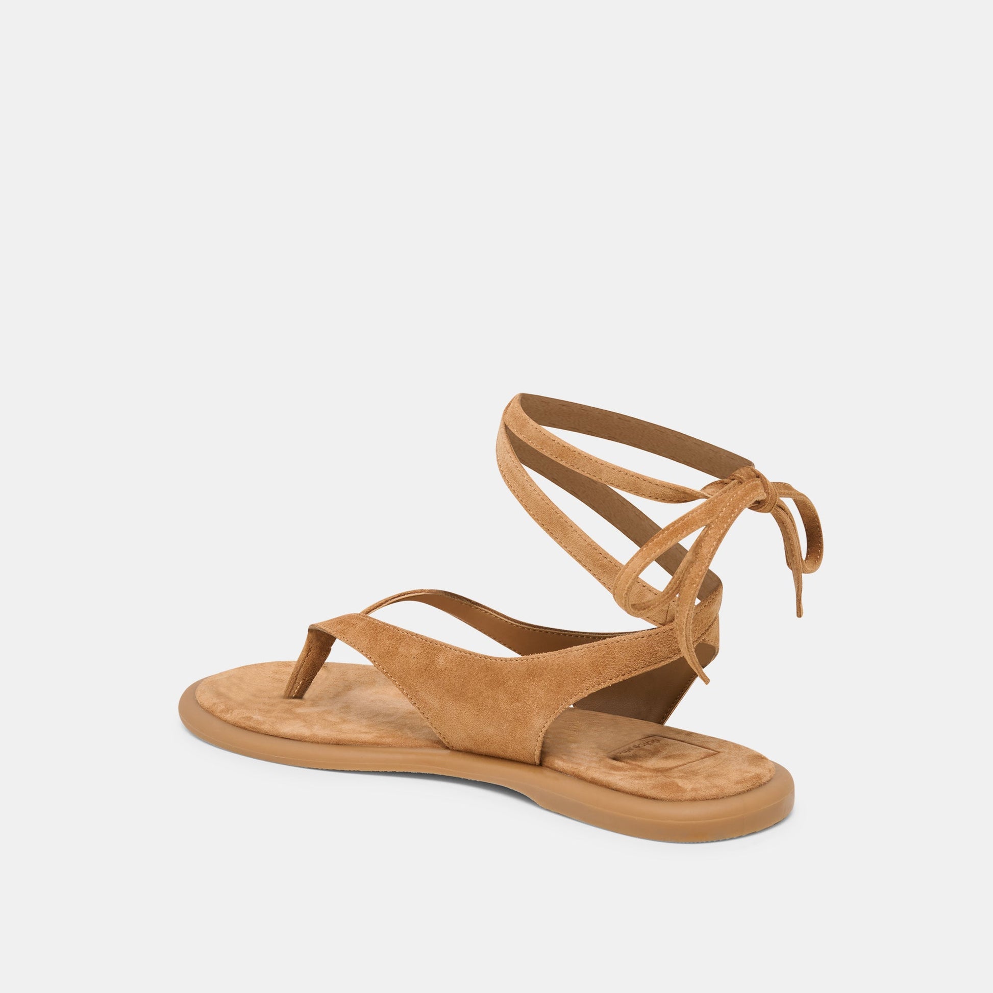 Jayden Teak Suede Sandals