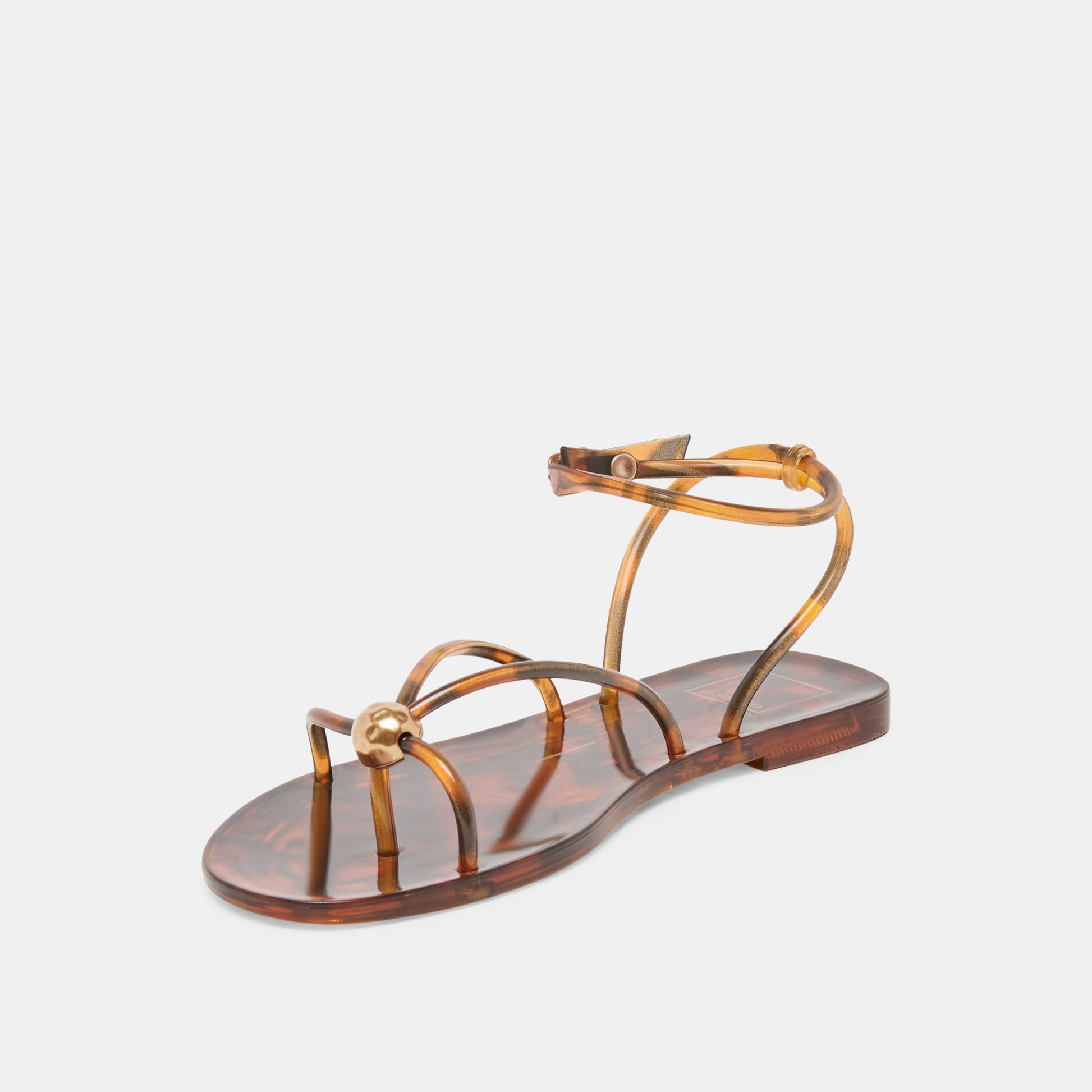 Kenley Vinyl Tortoise Jelly Sandals