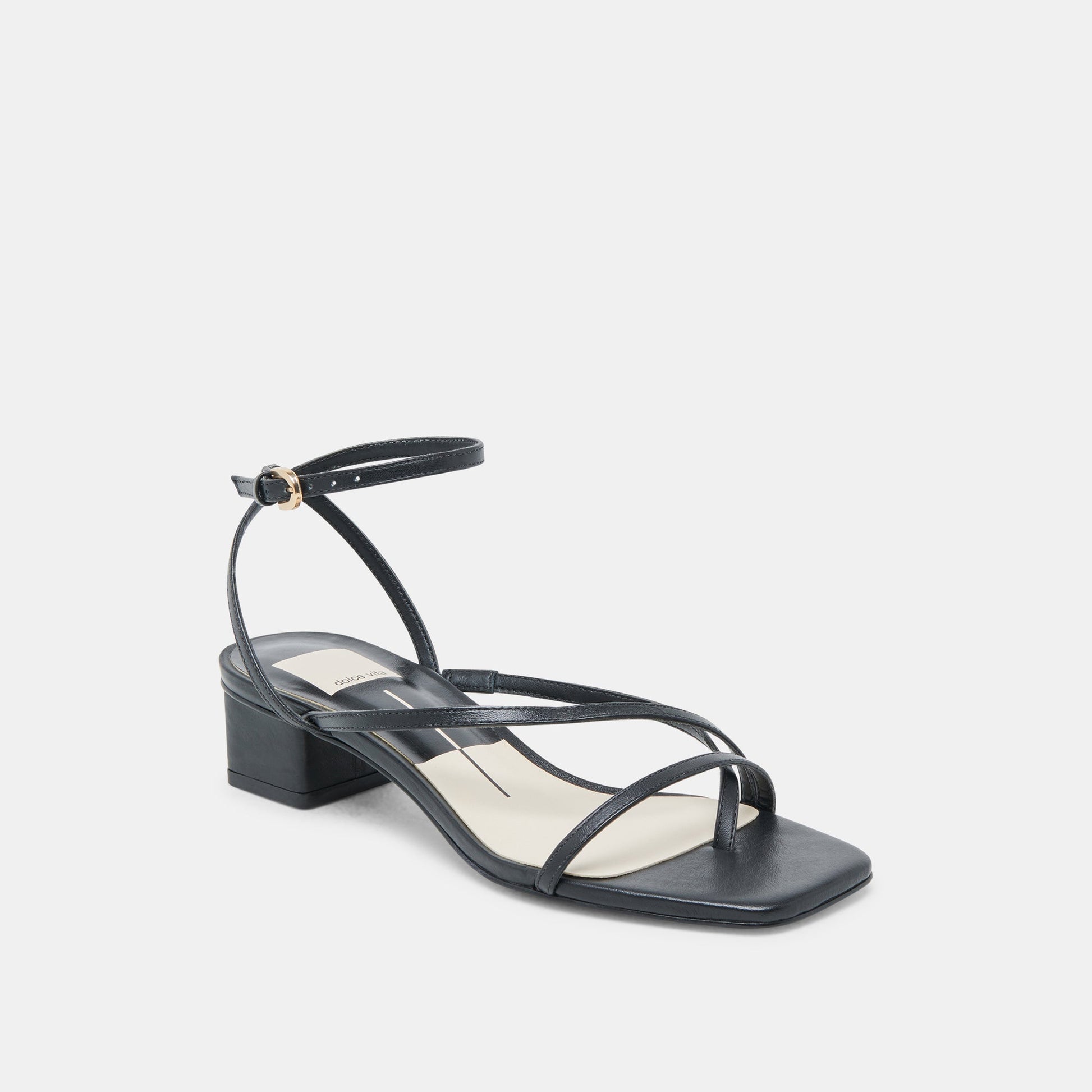 KARLOS SANDALS BLACK LEATHER
 – Dolce Vita