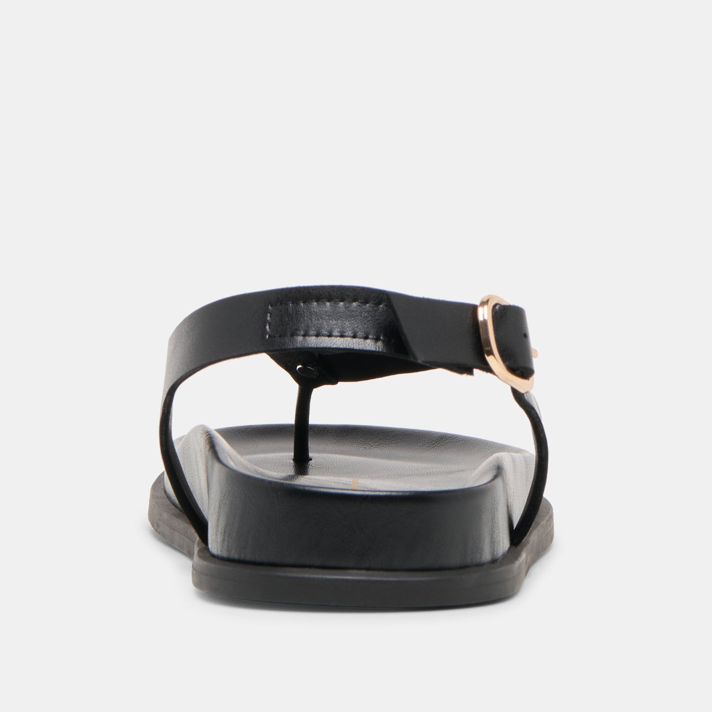 Jony Black Leather Sandals