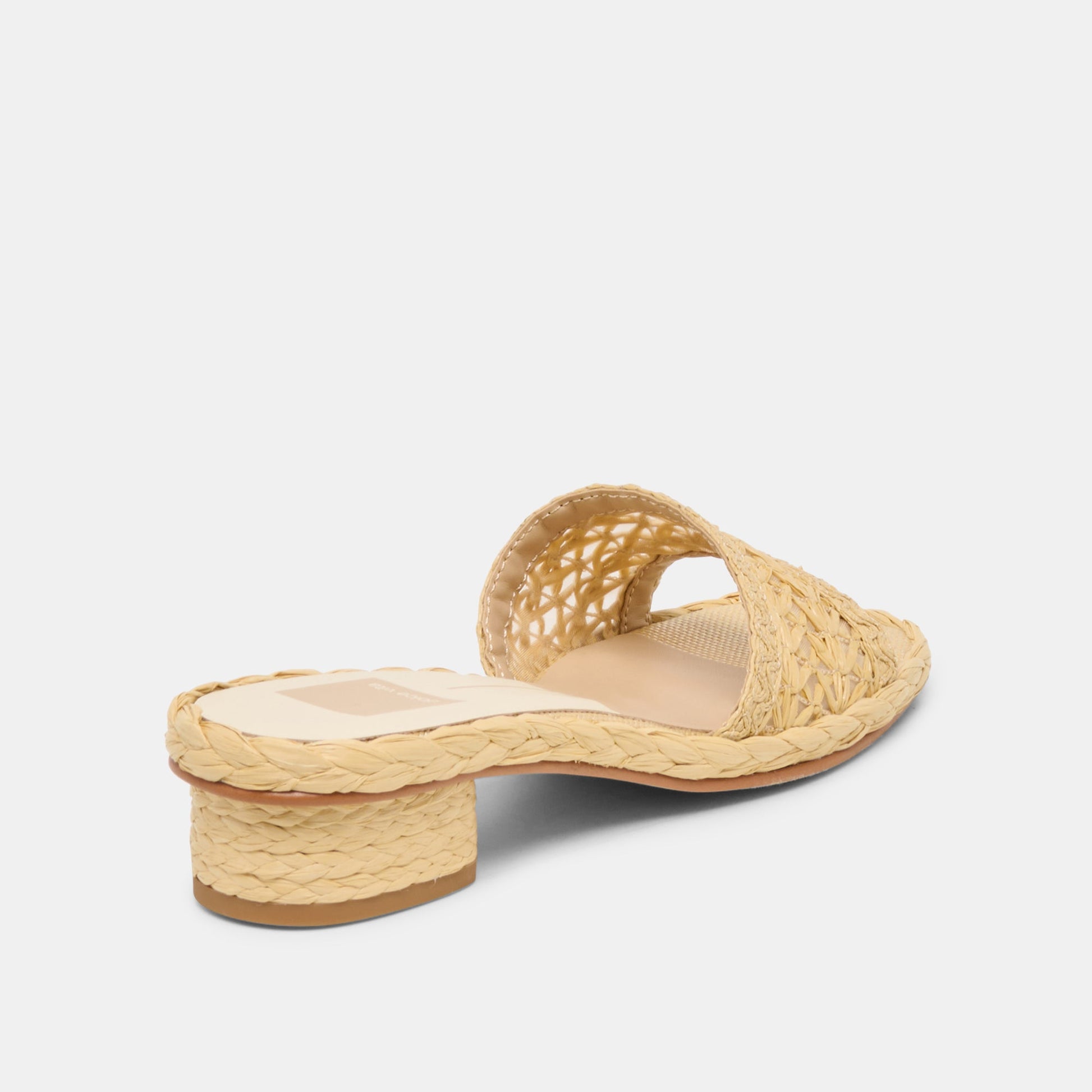 Dixi Lt Natural Cross Hatch Raffia Sandals