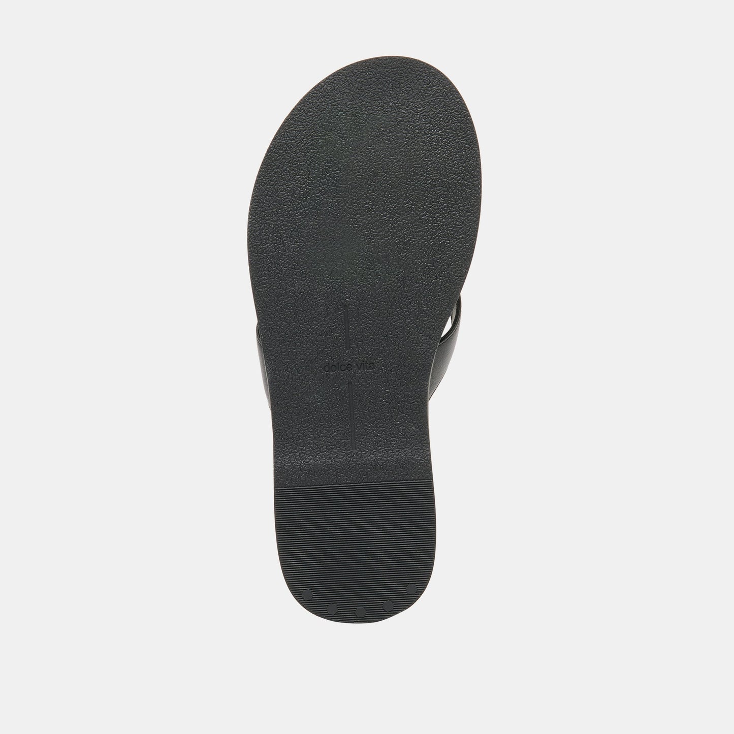 Jaina Black Leather Sandals