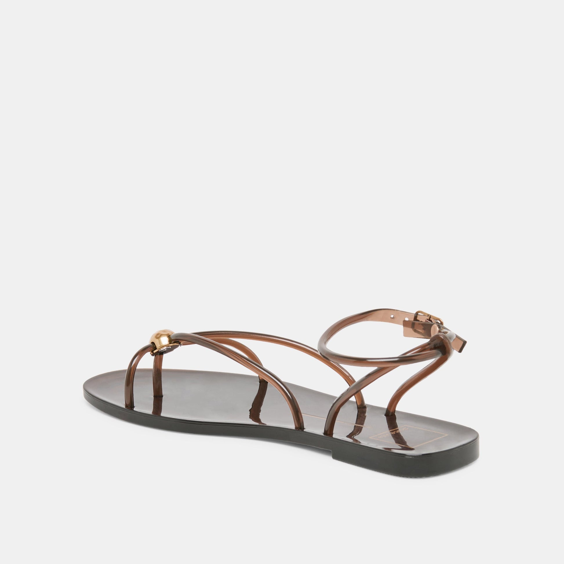 Kenley Vinyl Chocolate Jelly Sandals