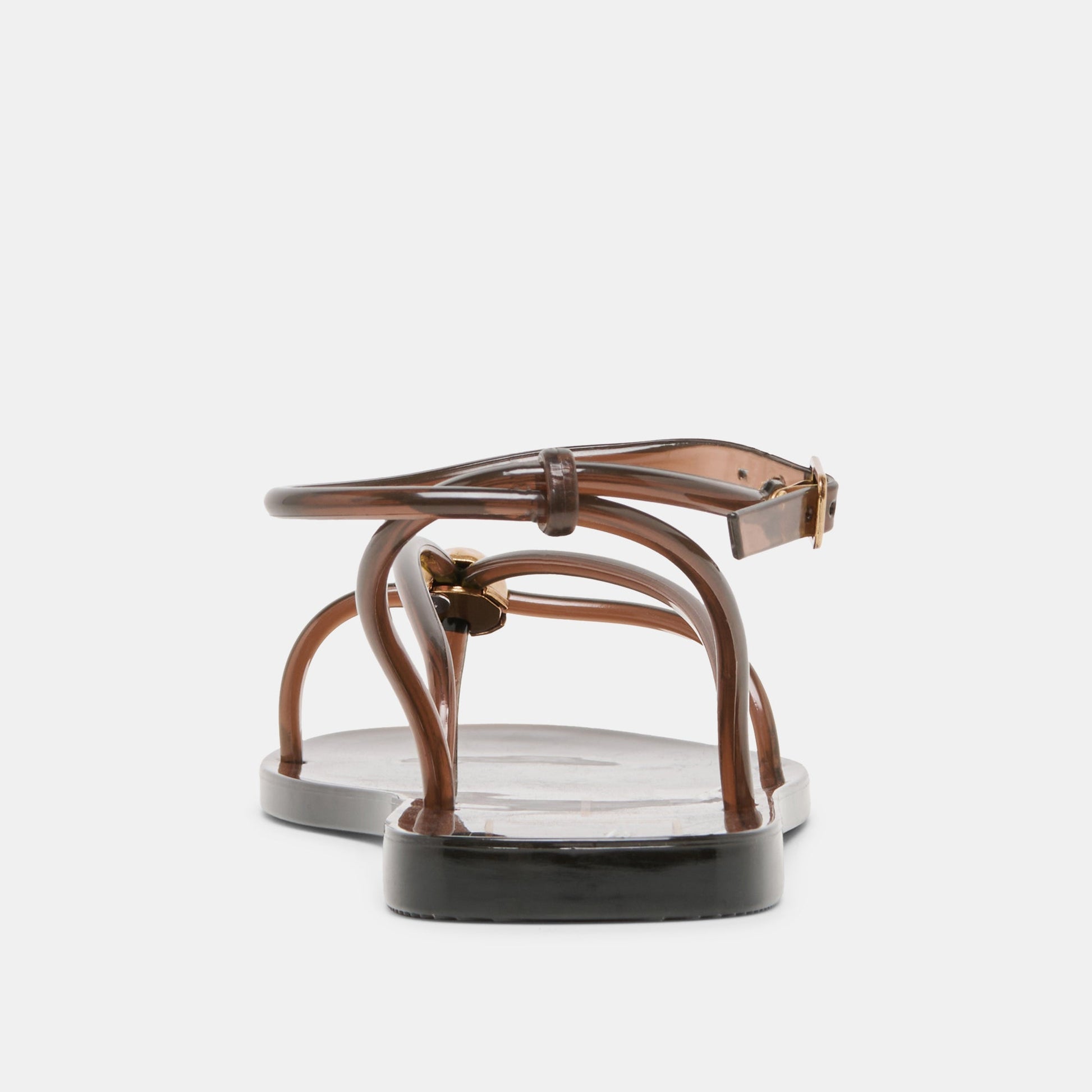 Kenley Vinyl Chocolate Jelly Sandals