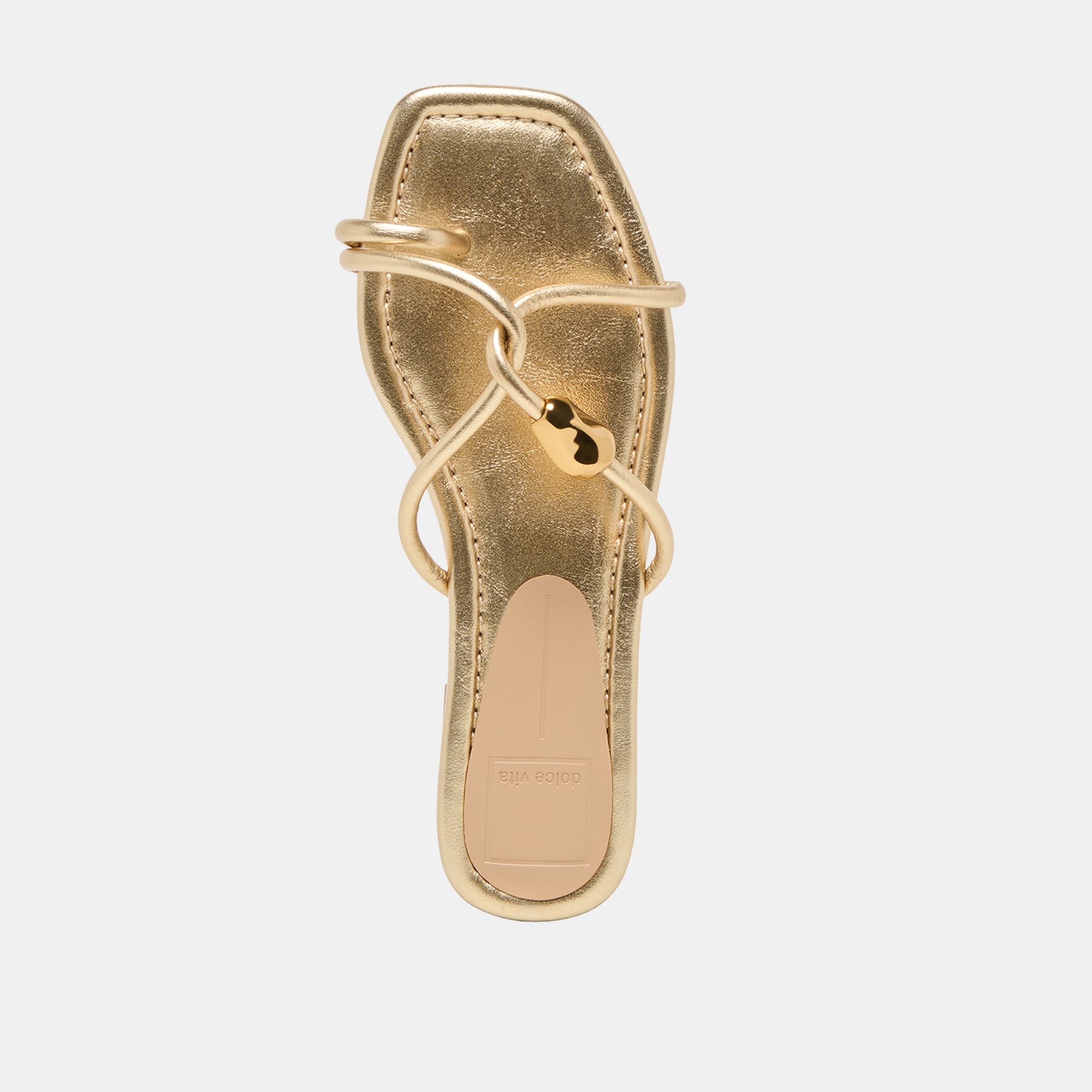 Louiz Gold Stella Sandals
