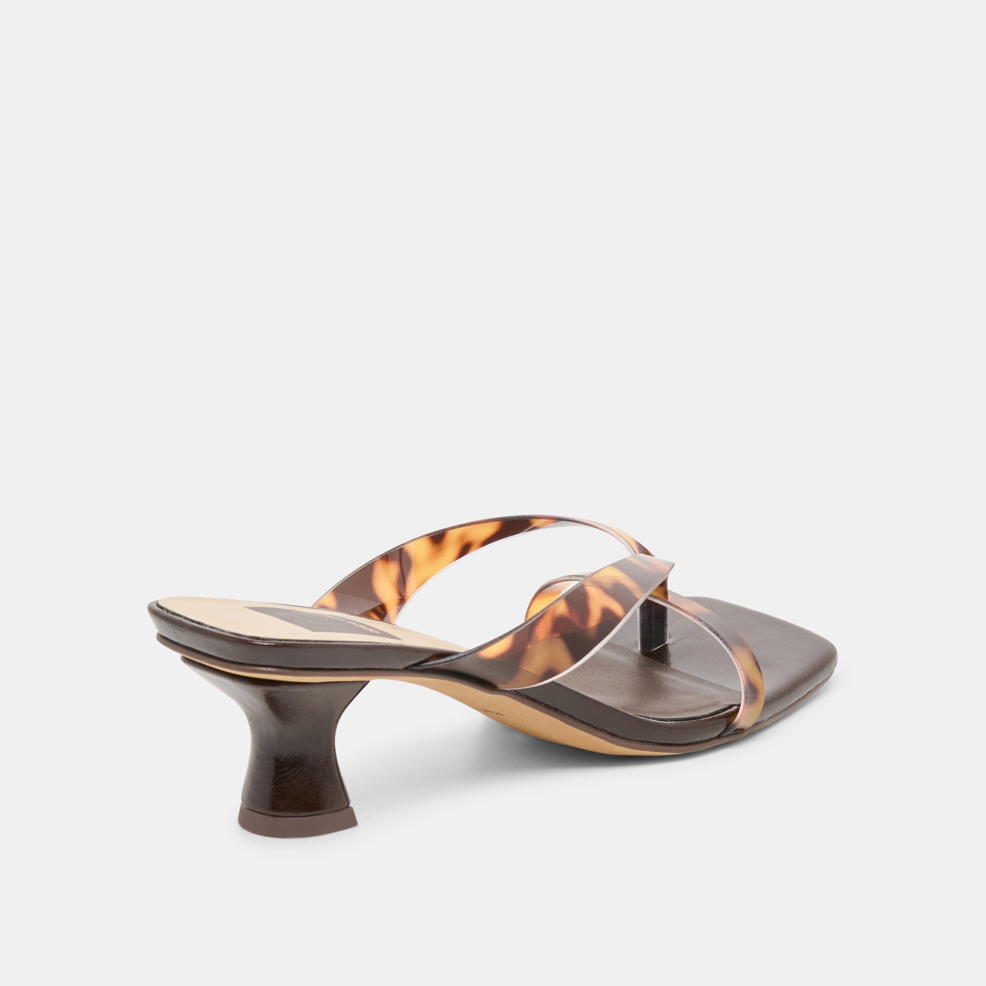 Brevel Vinyl Tortoise Jelly Heels