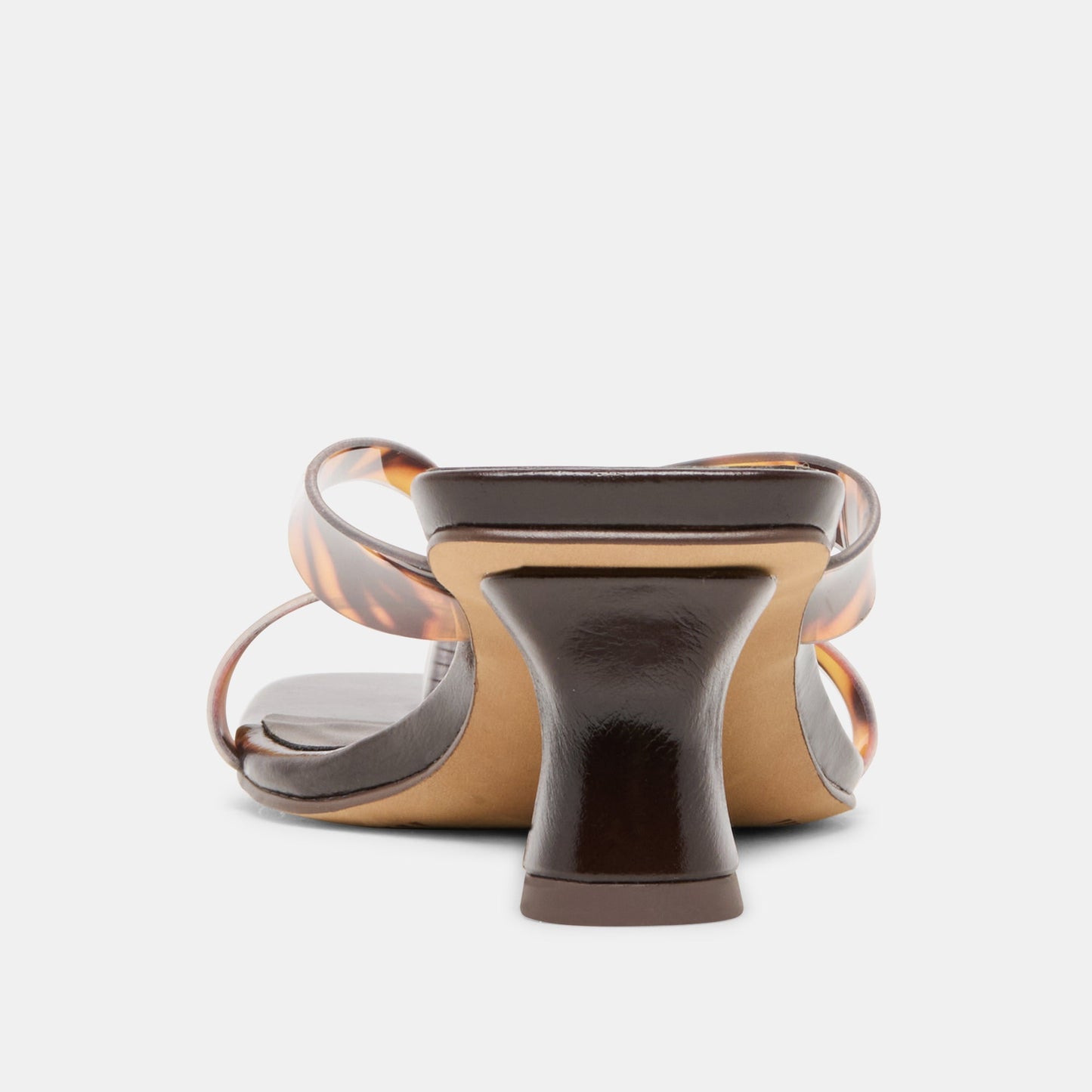 Brevel Vinyl Tortoise Jelly Heels