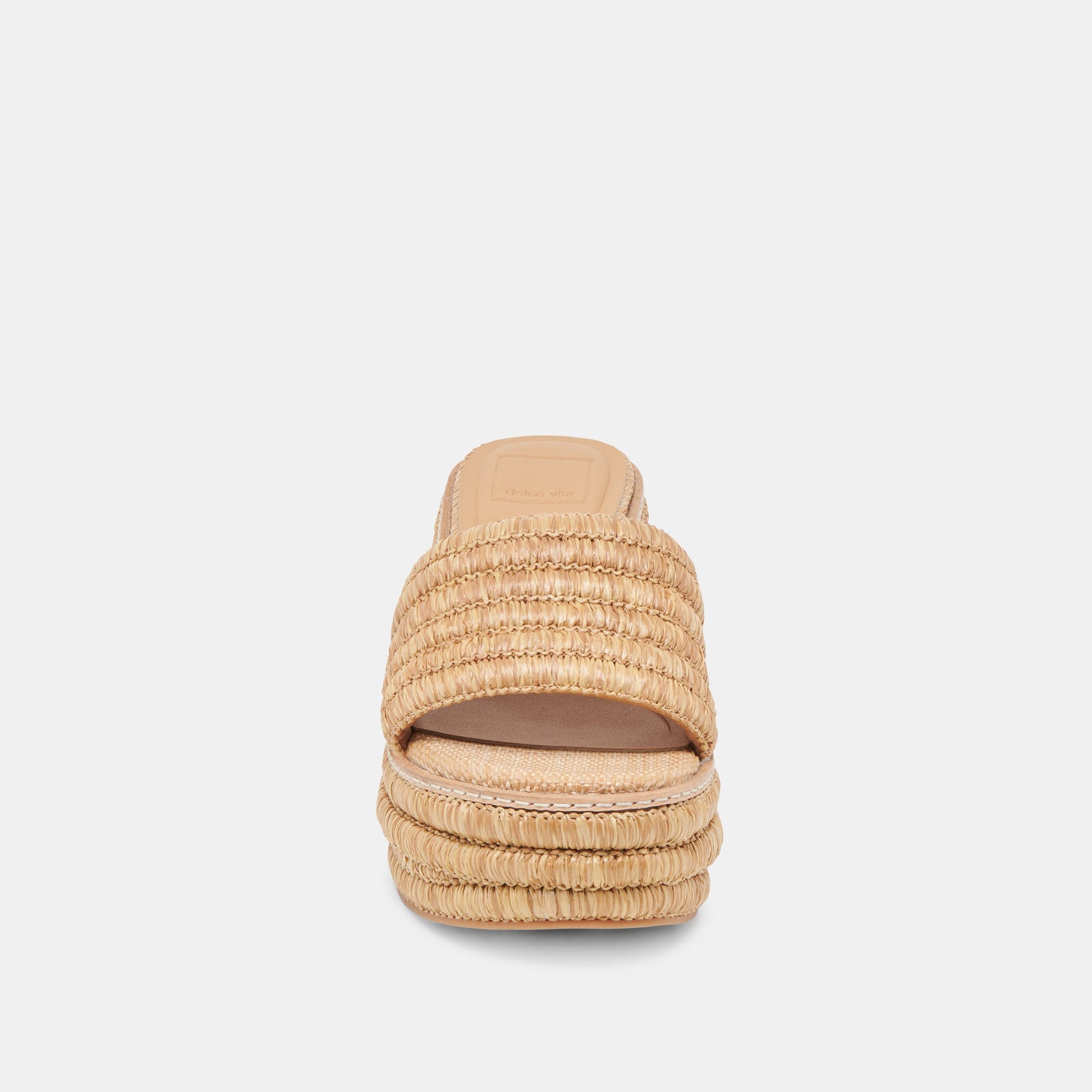 Throne Lt Natural Raffia Wedges