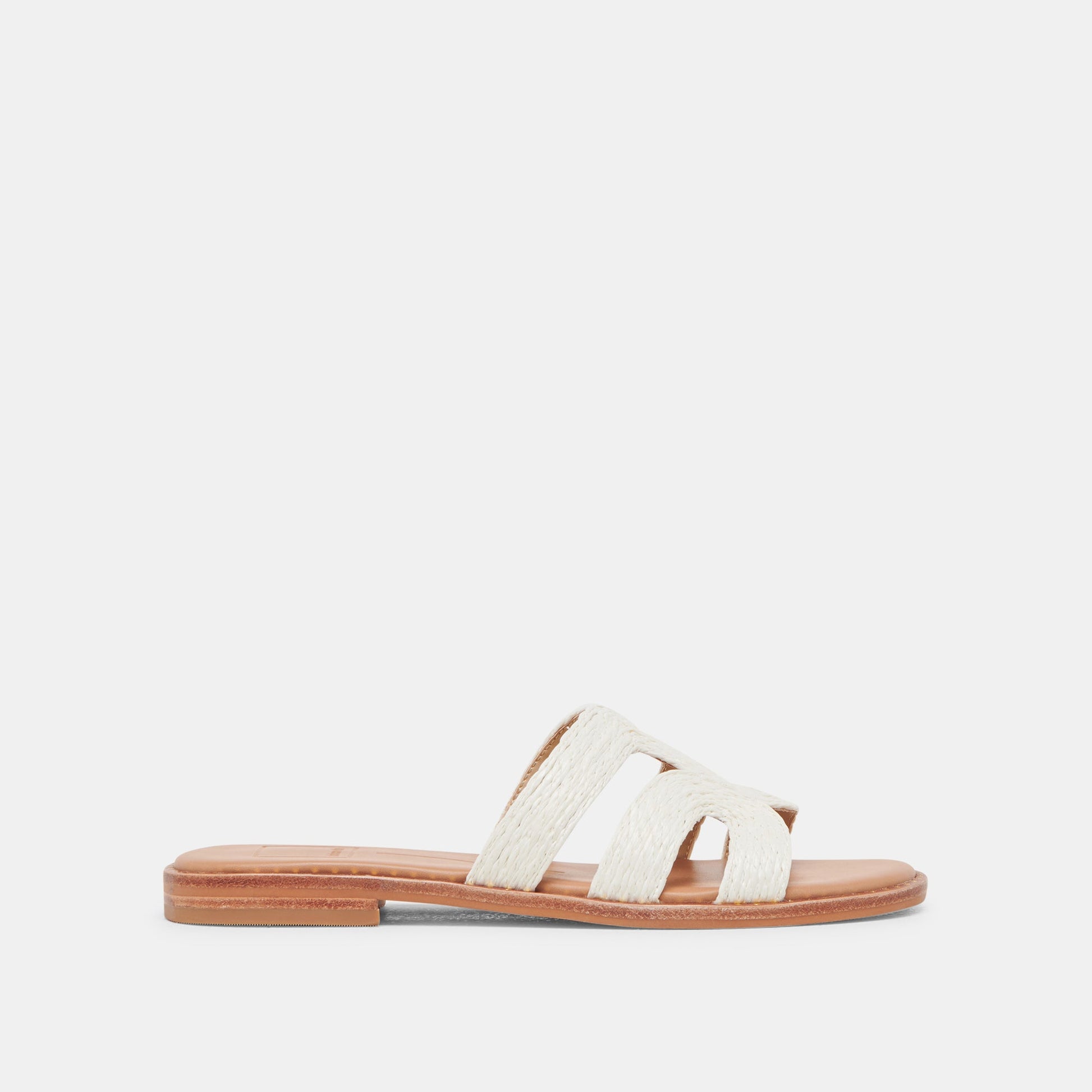 EMON SANDALS WHITE RAFFIA
 – Dolce Vita