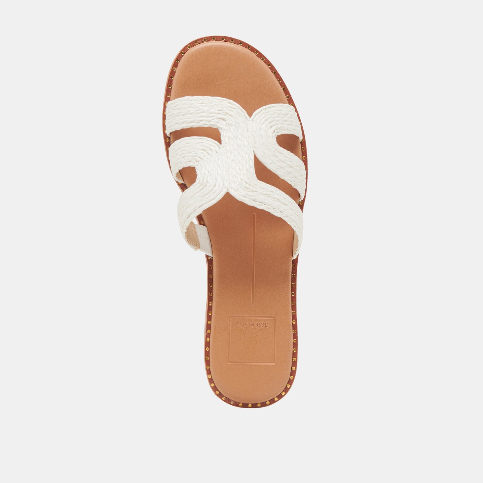 EMON SANDALS WHITE RAFFIA
 – Dolce Vita