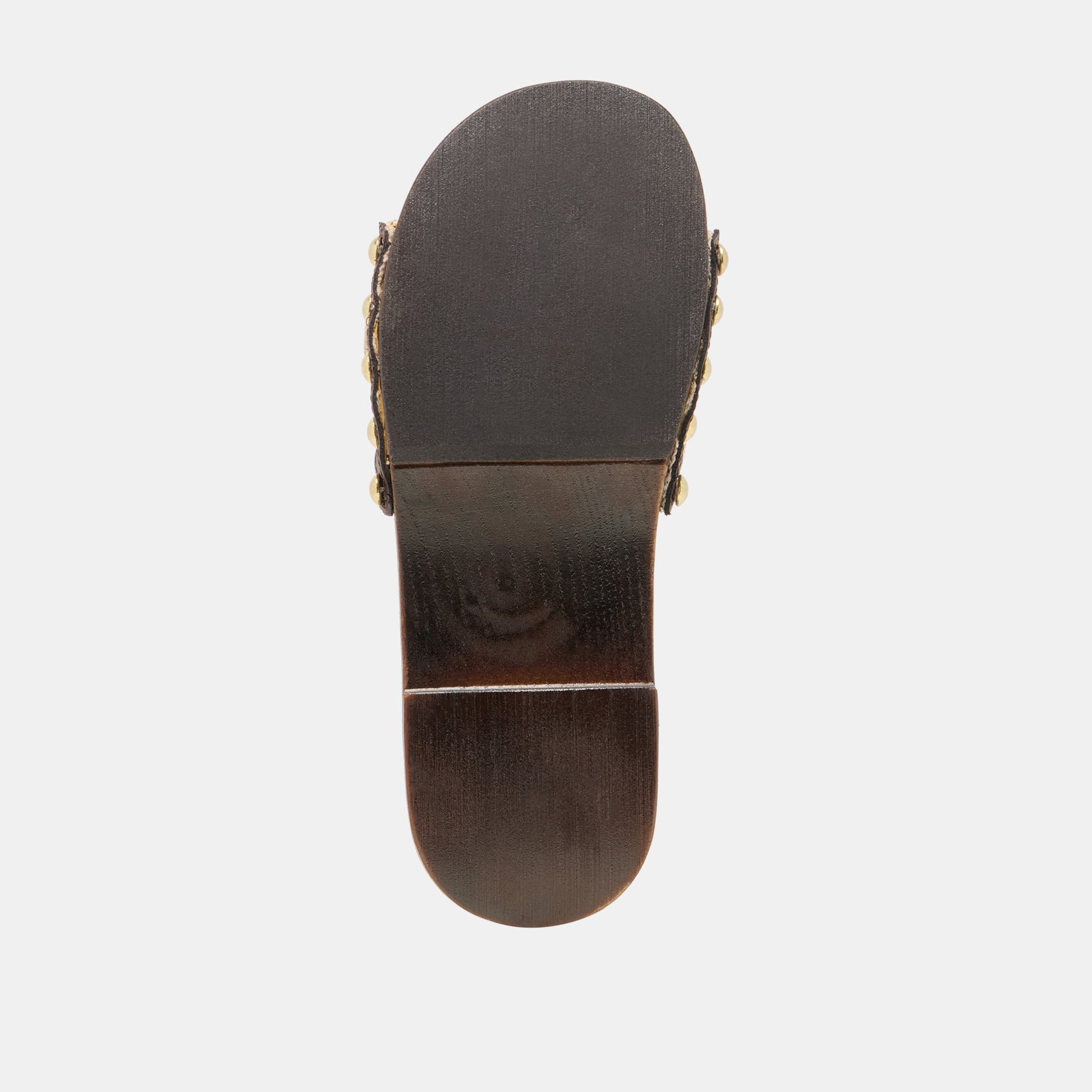 SHERY Natural Raffia Open-Toe Buckle Wood Sole Sandals