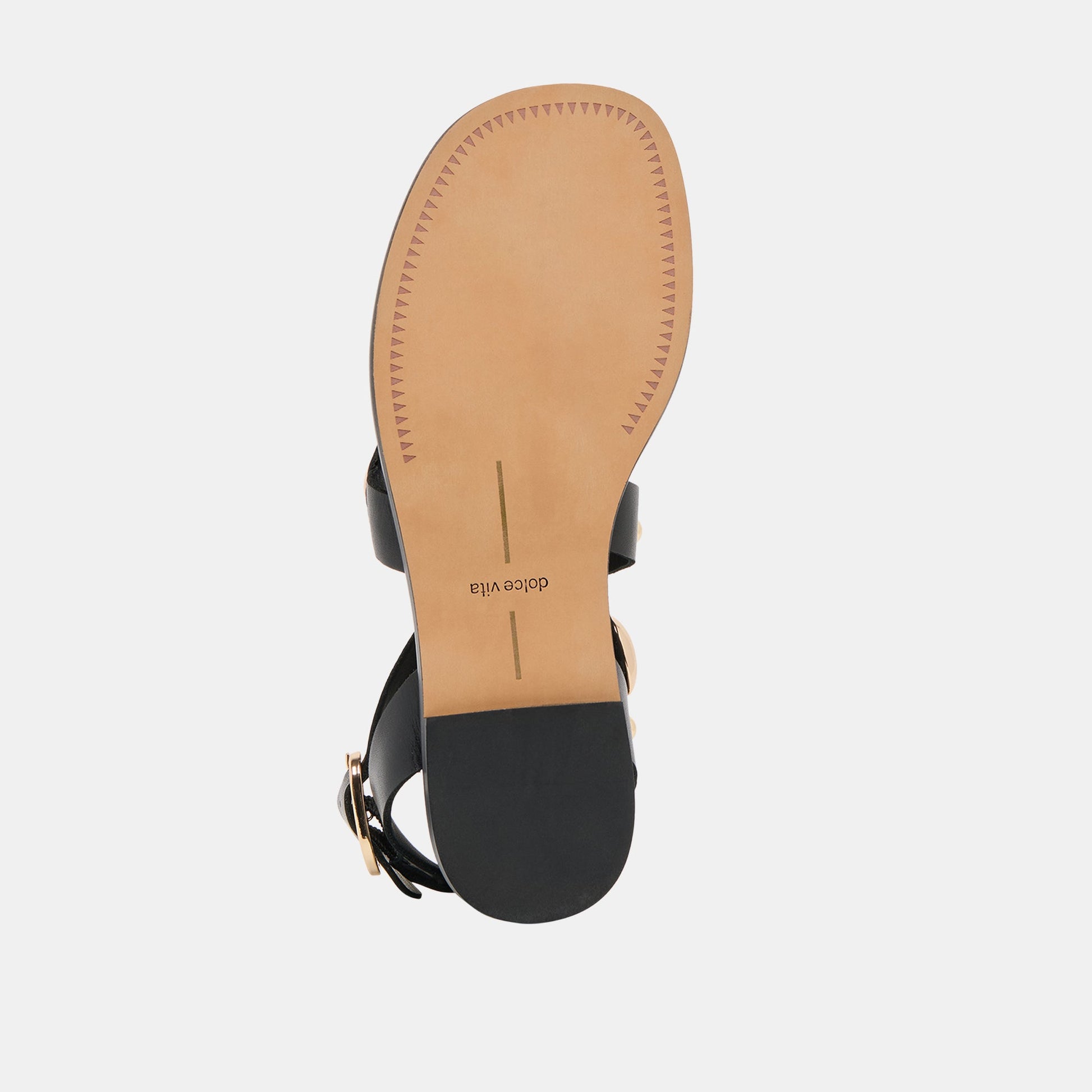 Jayde Black Leather Sandals