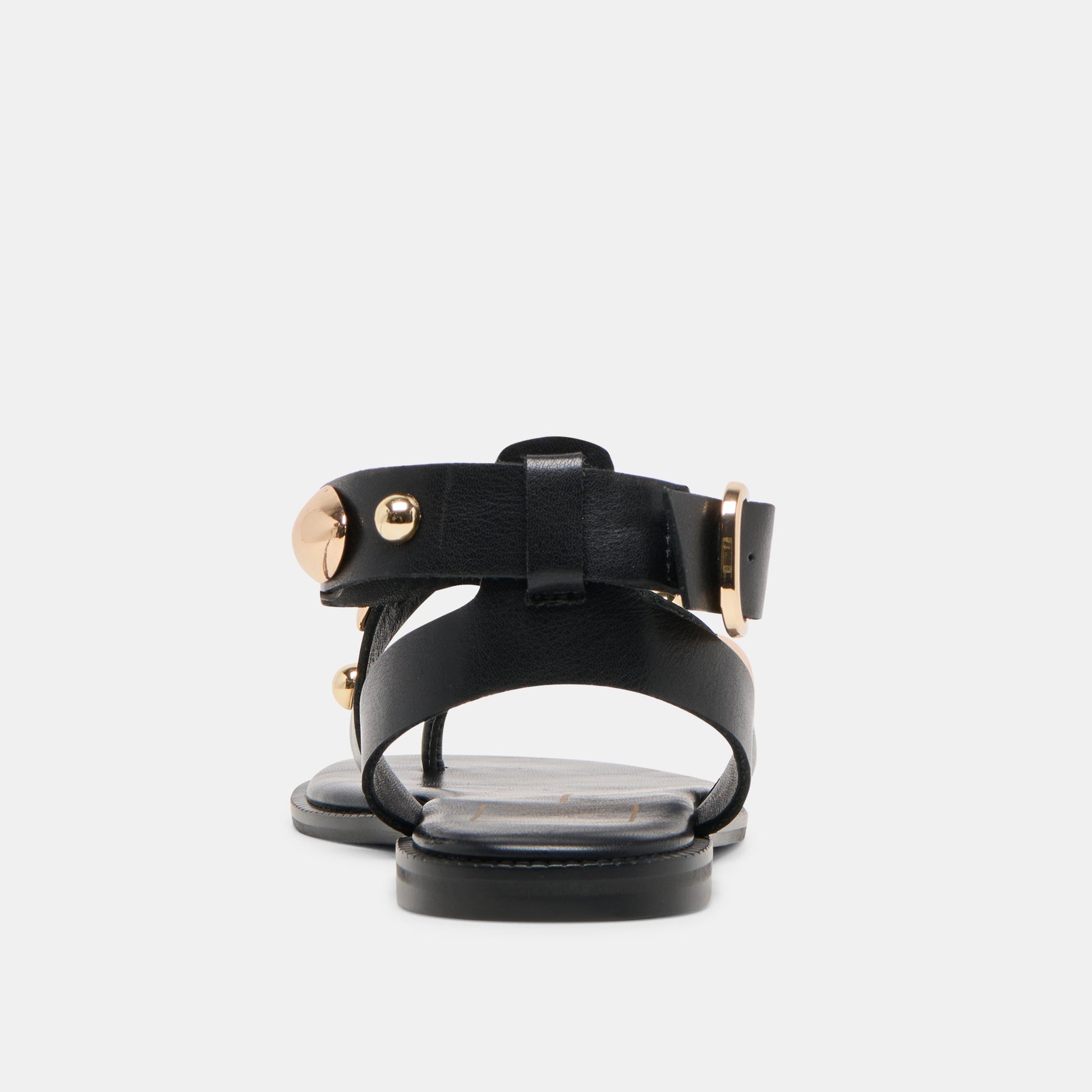 Jayde Black Leather Sandals