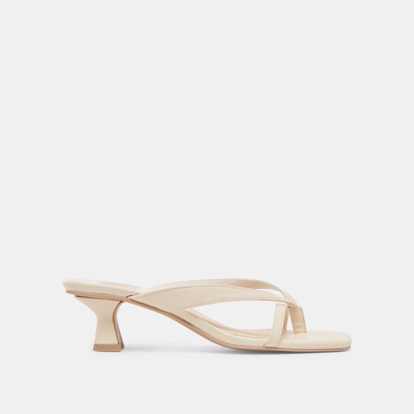 Brevel Wide Bone Leather Heels