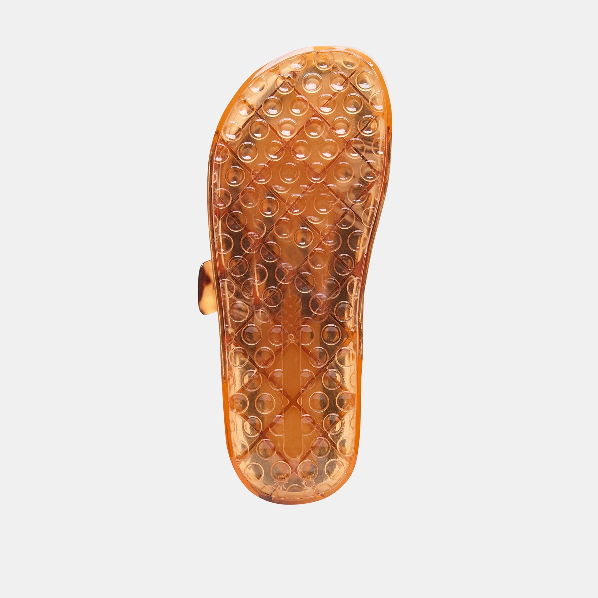 JULIO X Tortoise Vinyl Jelly Platform Sandals