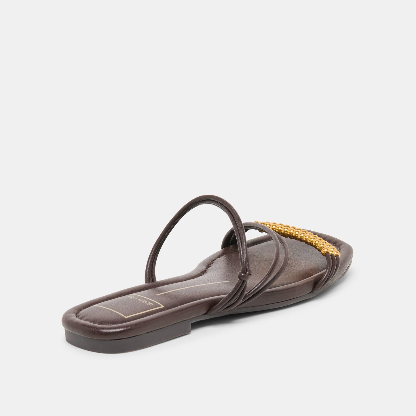 LYNDEE BEAD Espresso Stella Strappy Open-Toe Sandals