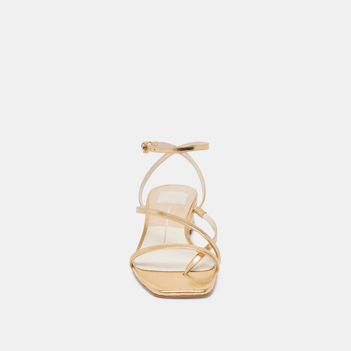 Karlos Wide Gold Metallic Stella Sandals