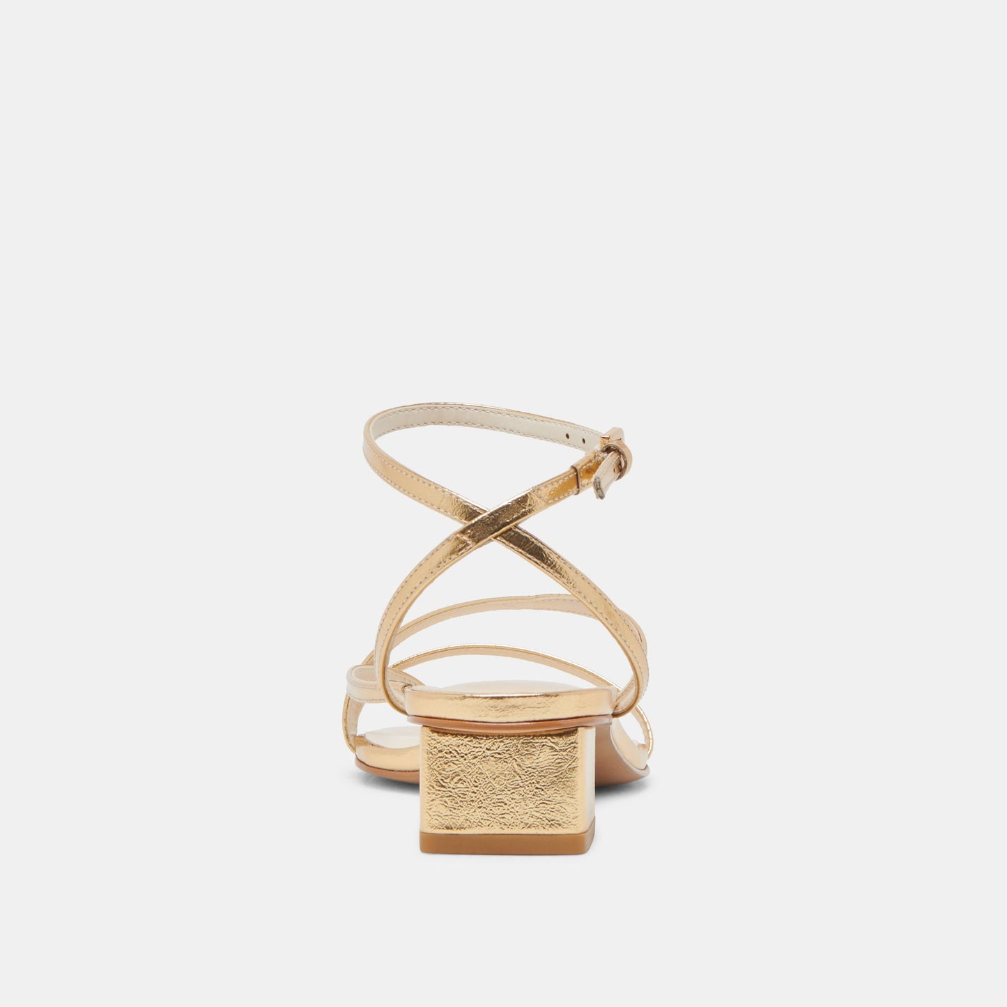 Karlos Wide Gold Metallic Stella Sandals