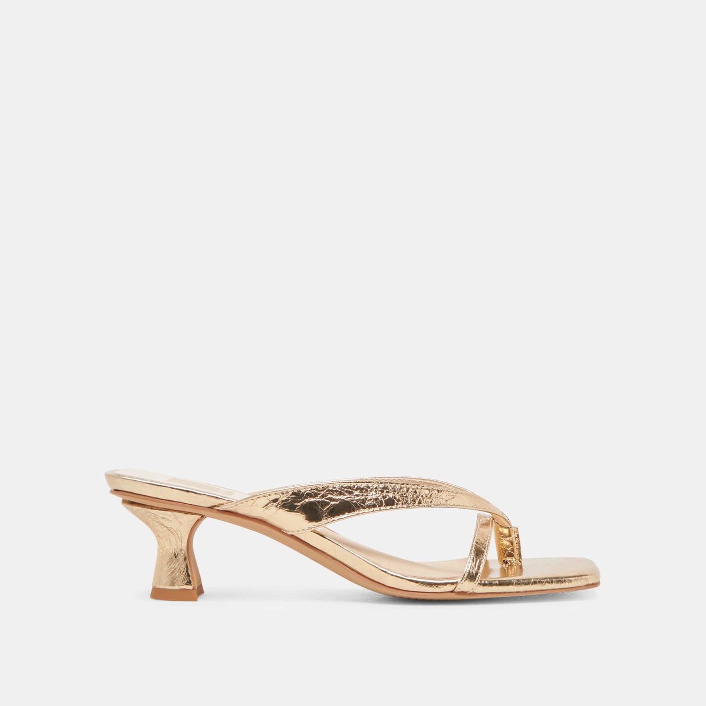 BREVEL HEELS GOLD DISTRESSED LEATHER
 – Dolce Vita