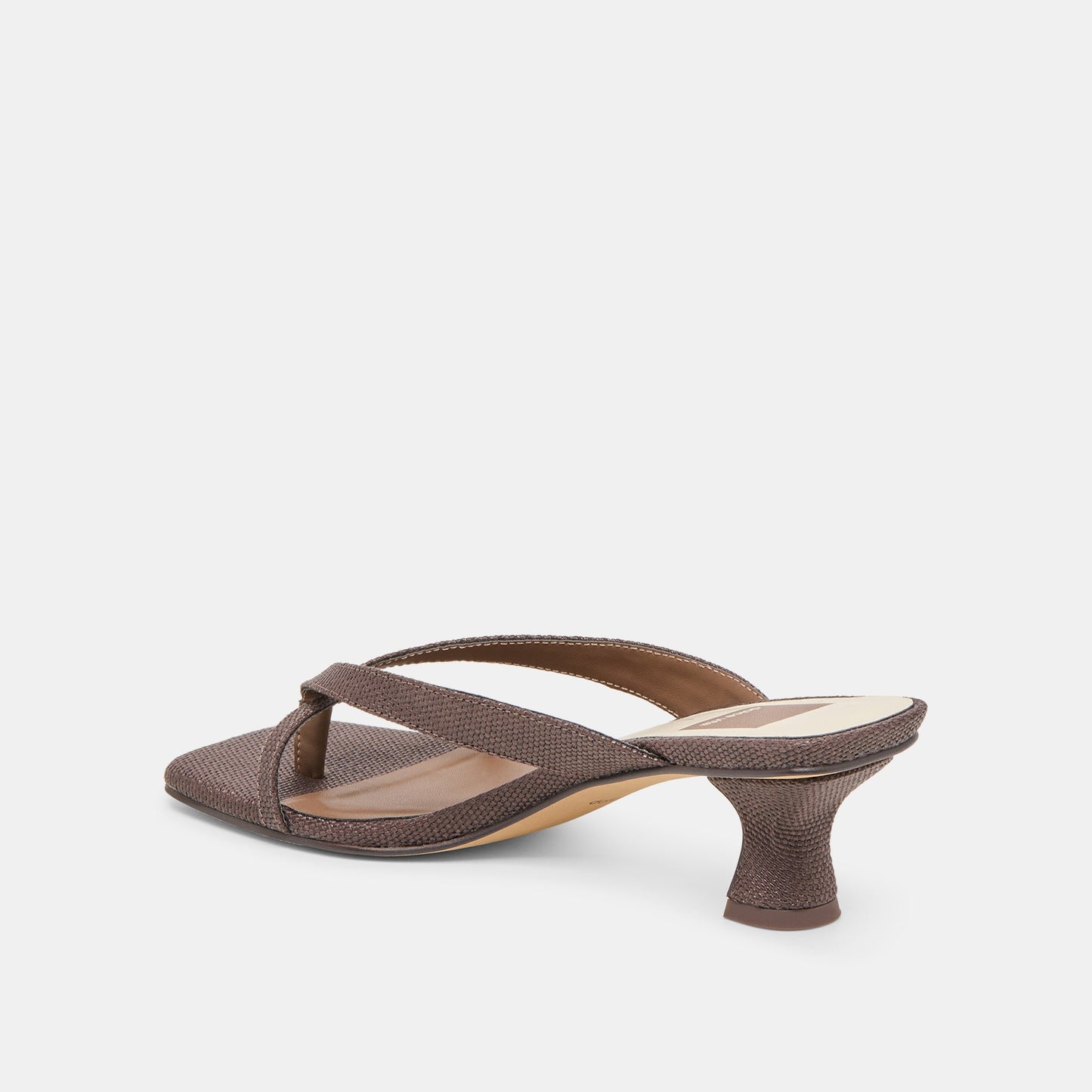 Brevel Chocolate Raffia Heels
