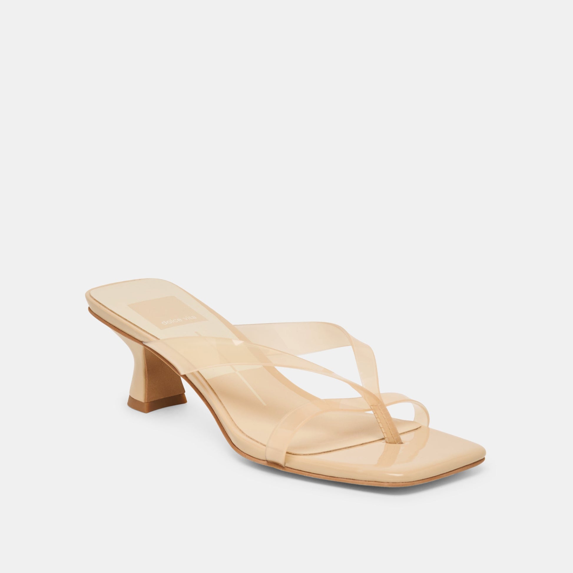 Brevel Vinyl Praline Jelly Heels