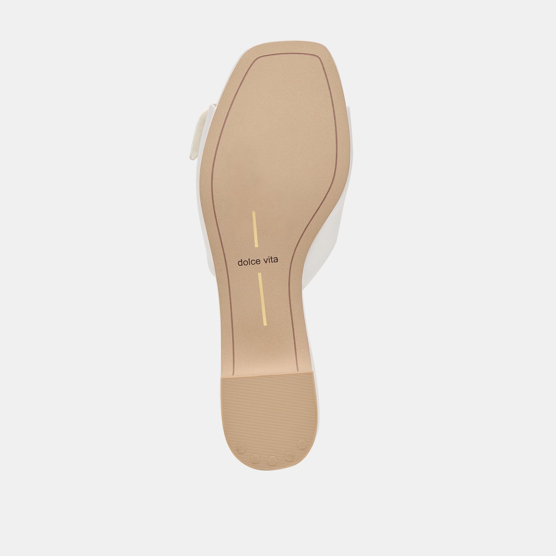 Edina True White Satin Sandals