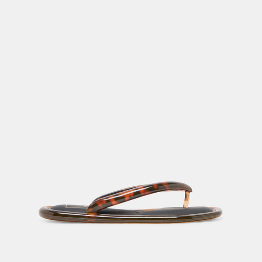 JOZEY Tortoise Jelly Flip-Flop Sandals