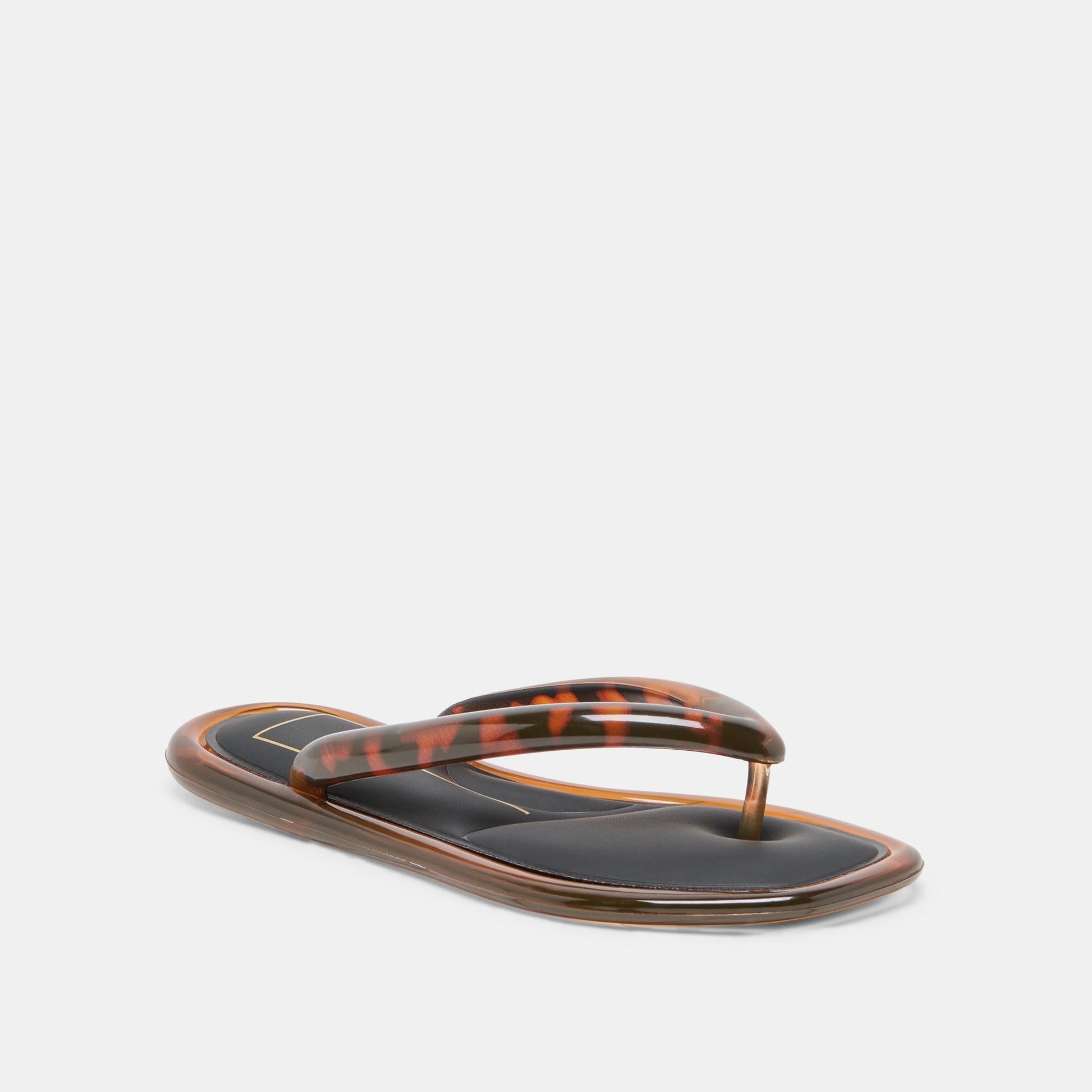 JOZEY Tortoise Jelly Flip-Flop Sandals