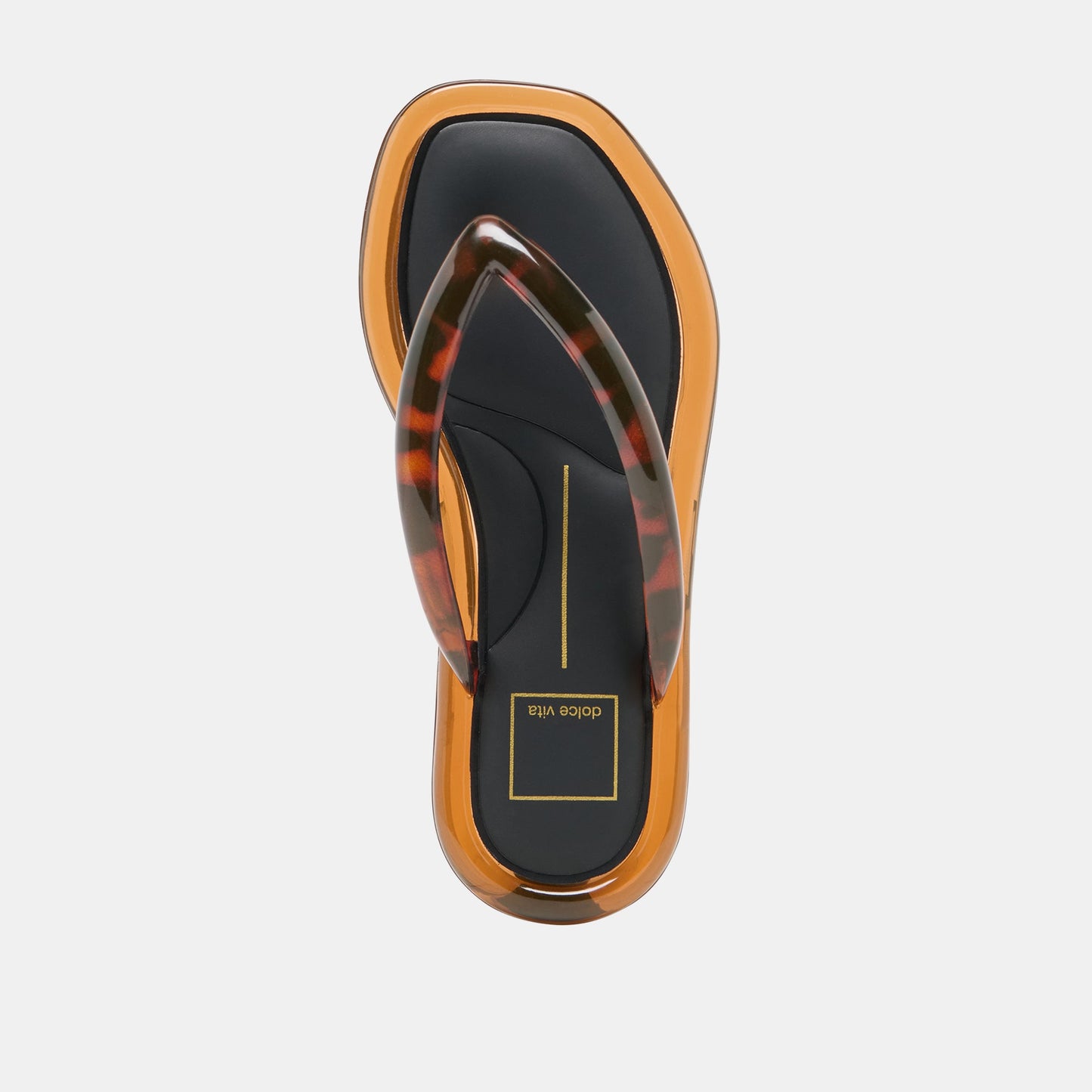 JOZEY Tortoise Jelly Flip-Flop Sandals