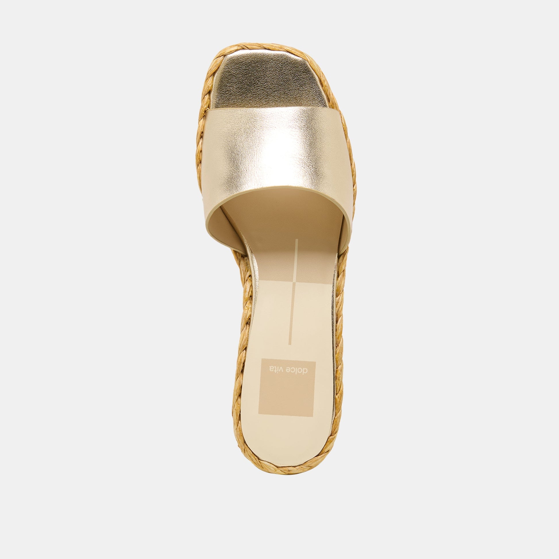 Dixi Wide Platinum Leather Sandals