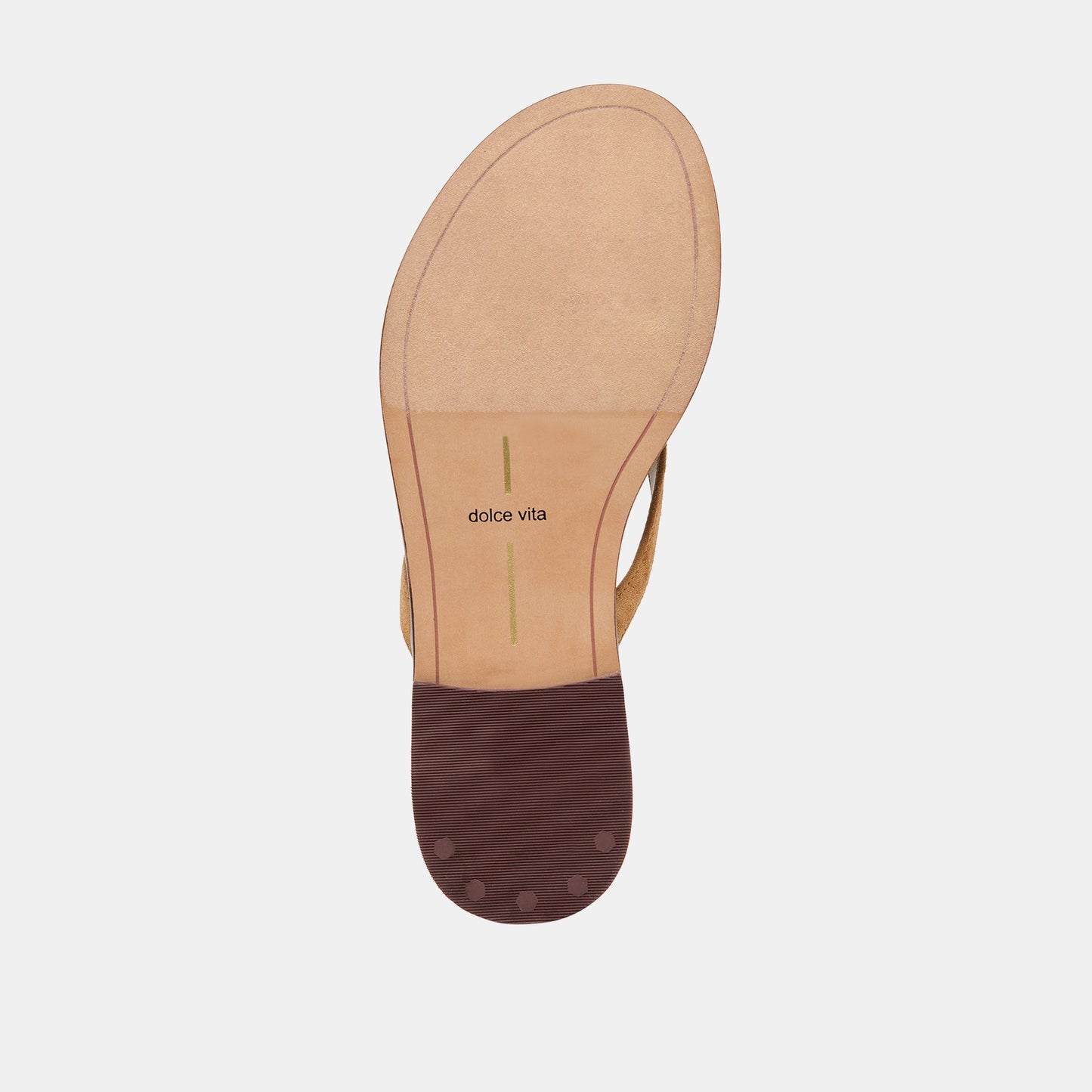 Juny Teak Suede Sandals