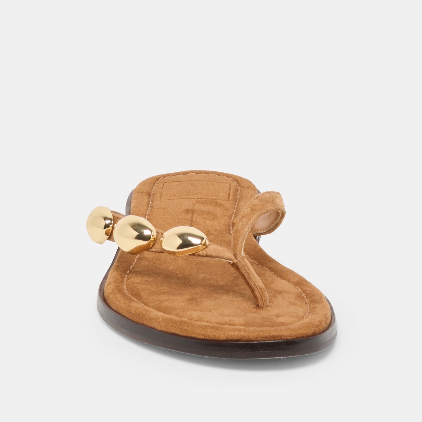 Juny Teak Suede Sandals