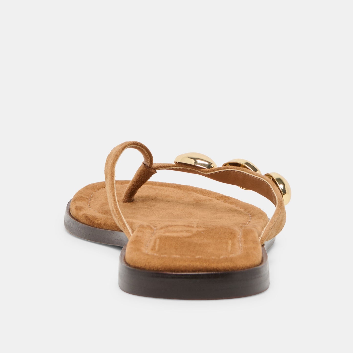 Juny Teak Suede Sandals