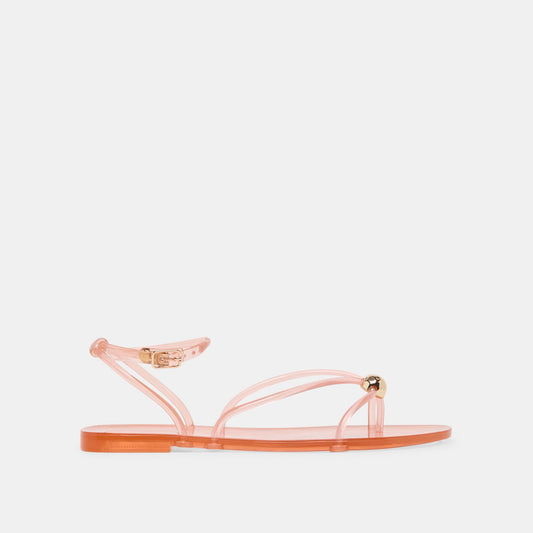 Kenley Vinyl Rose Jelly Sandals