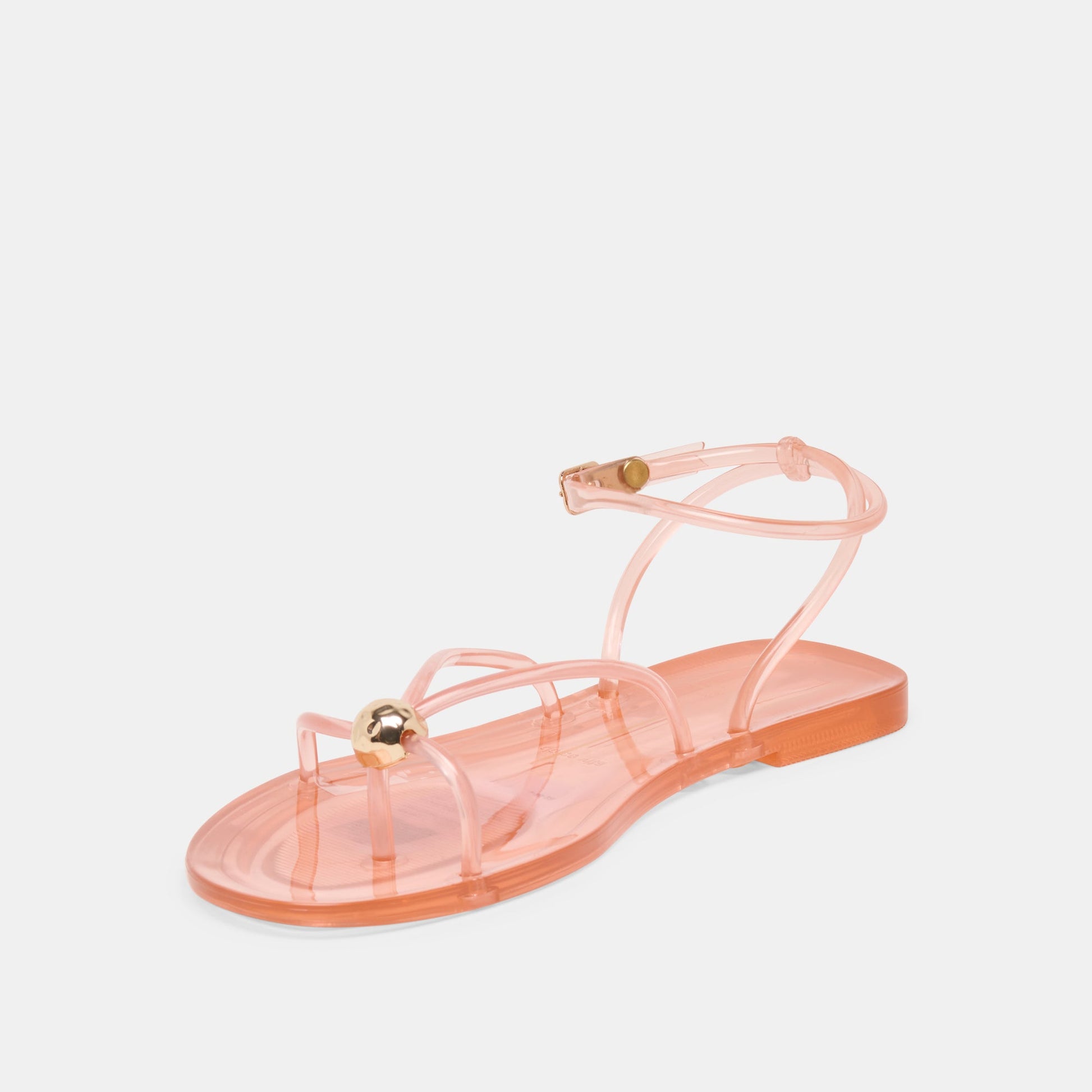 Kenley Vinyl Rose Jelly Sandals