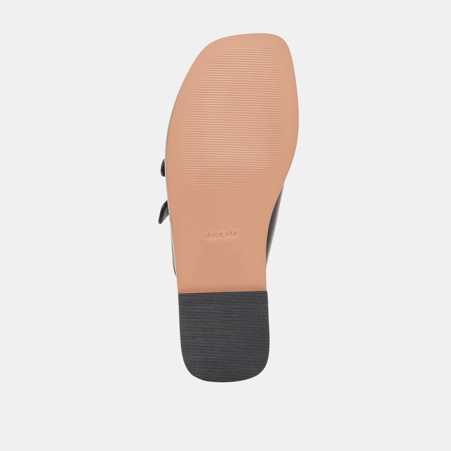 Fin Black Leather Sandals