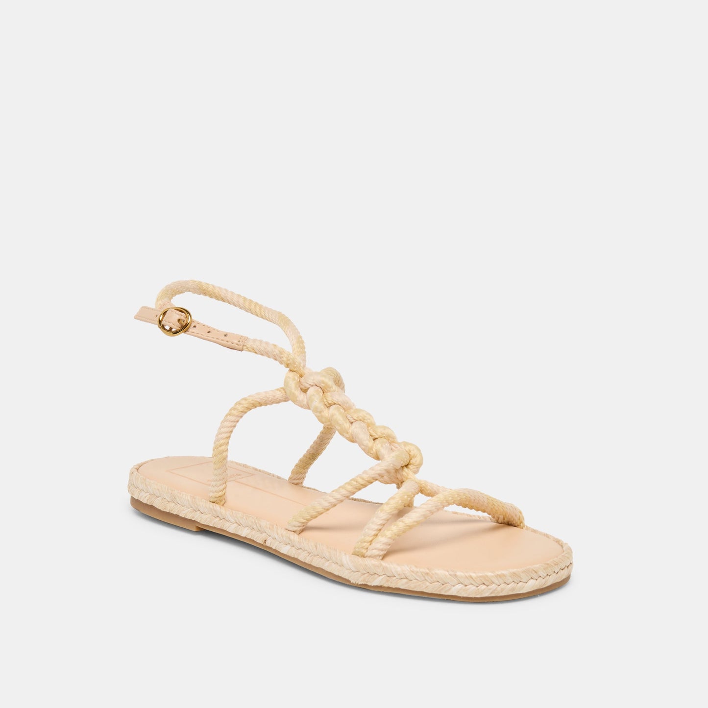 ELYANA Natural Multi Rope Raffia Strappy Sandals