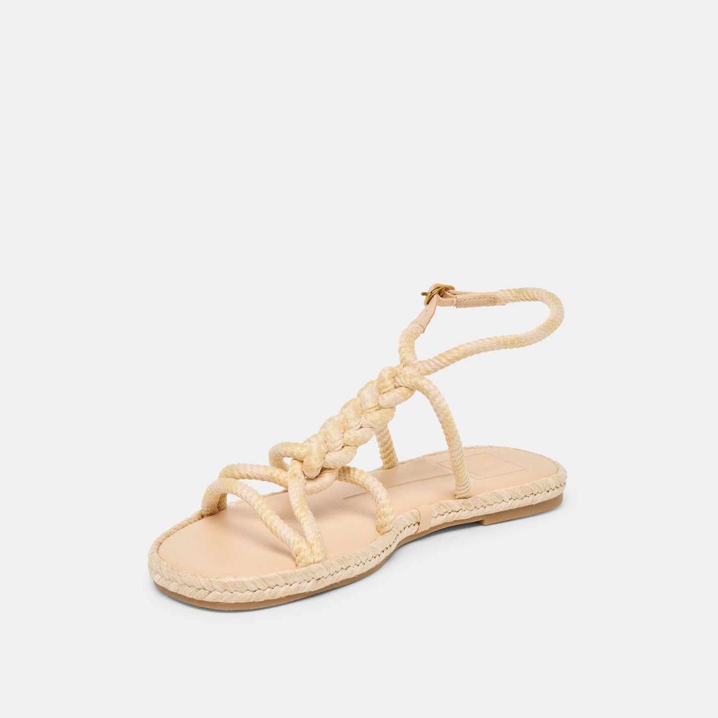 ELYANA Natural Multi Rope Raffia Strappy Sandals