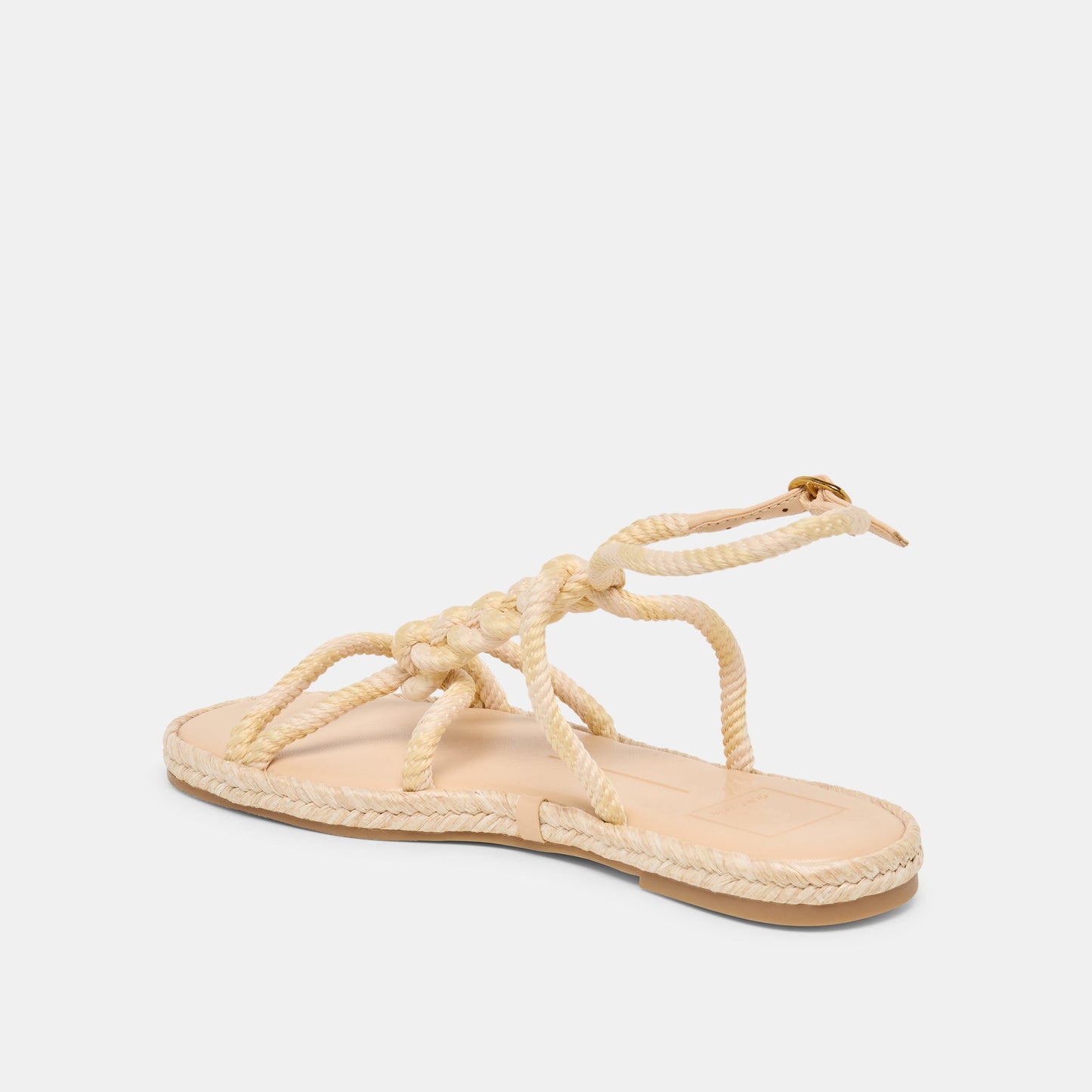 ELYANA Natural Multi Rope Raffia Strappy Sandals