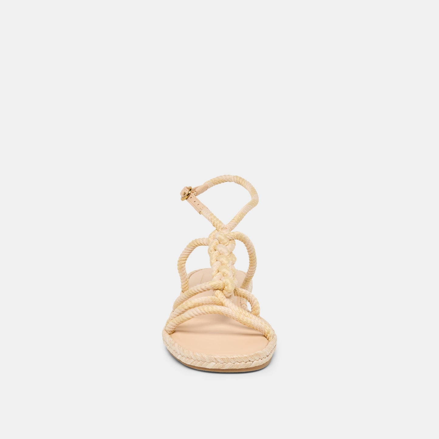 ELYANA Natural Multi Rope Raffia Strappy Sandals