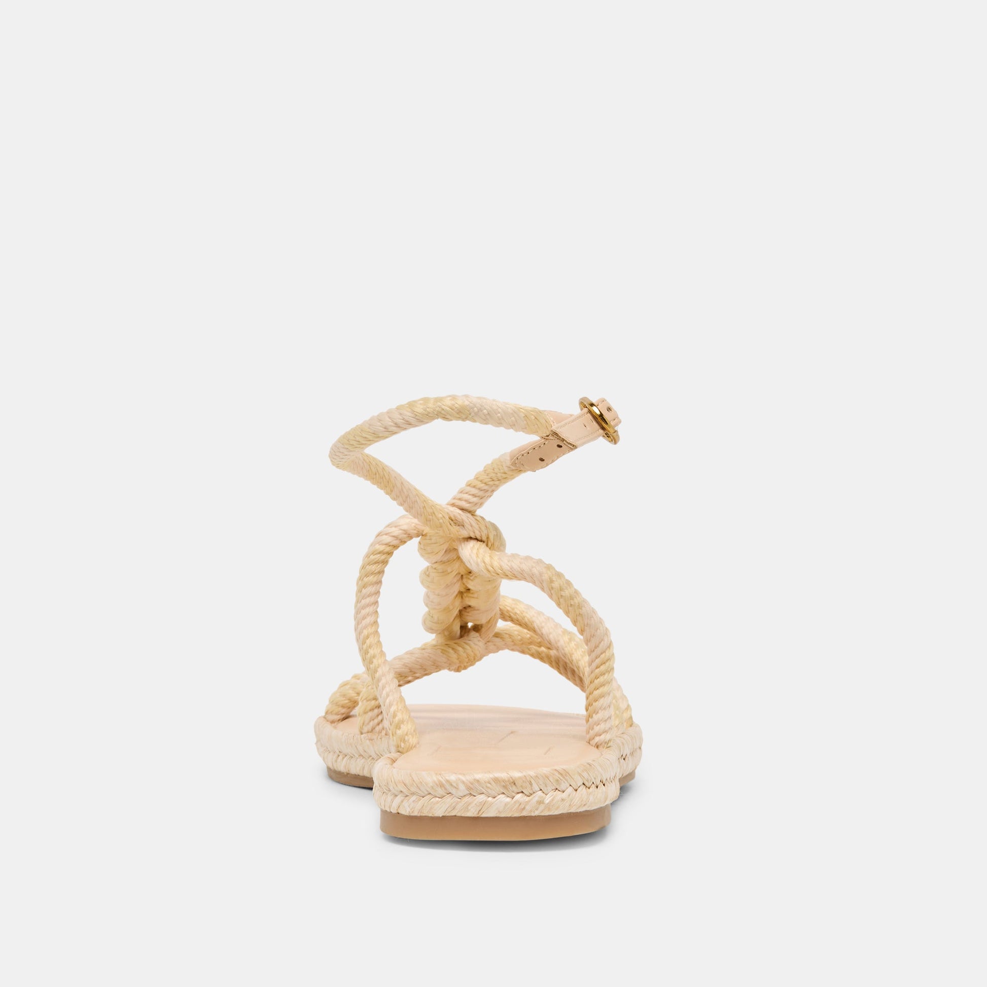 ELYANA Natural Multi Rope Raffia Strappy Sandals