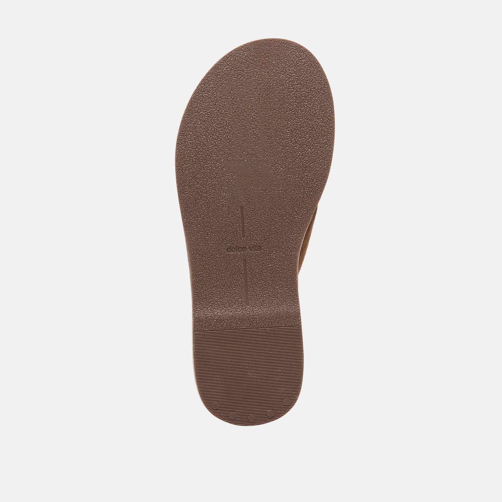Jaina Dk Brown Suede Sandals