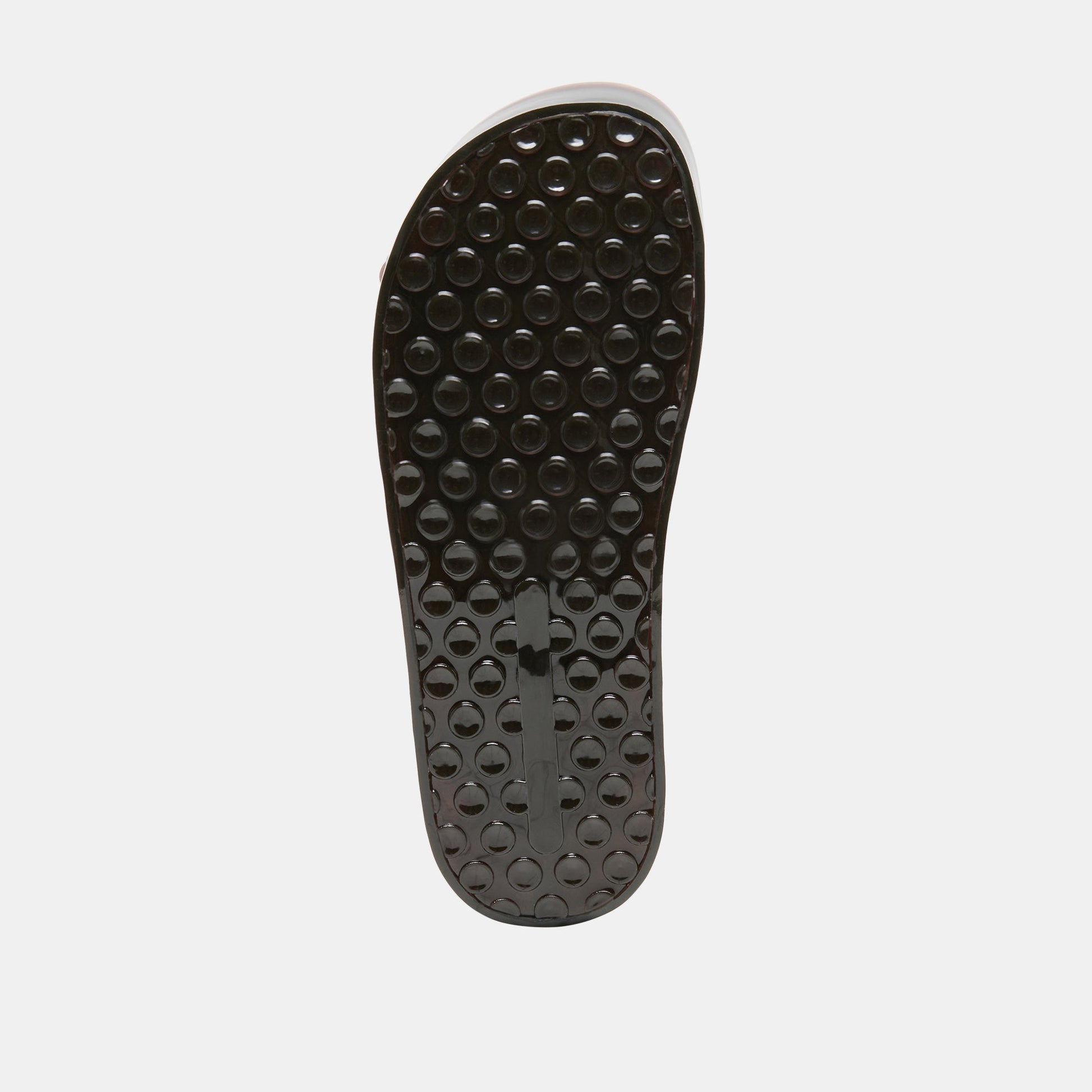 JULIO X Chocolate Vinyl Jelly Platform Sandals