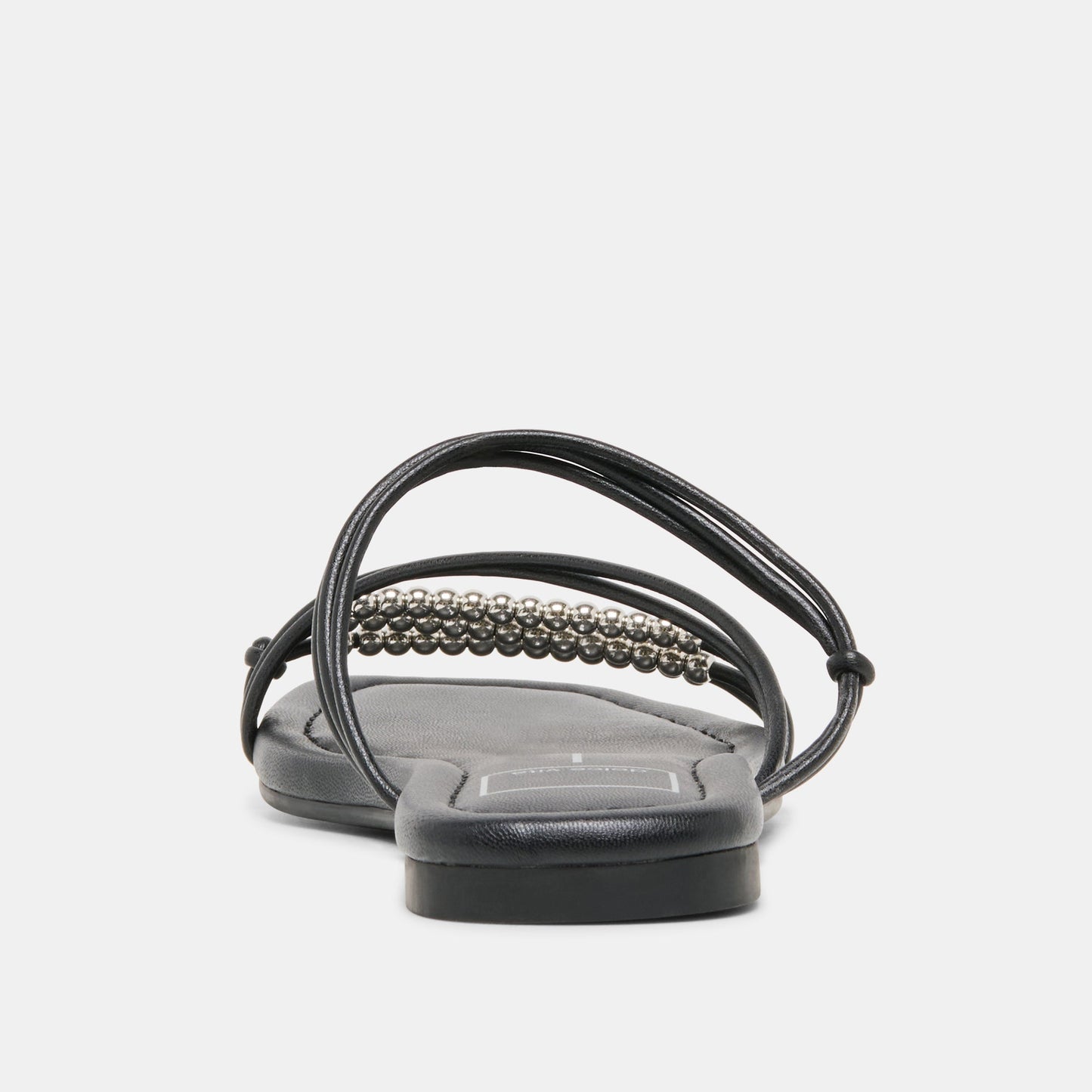 LYNDEE BEAD Black Stella Strappy Open-Toe Sandals